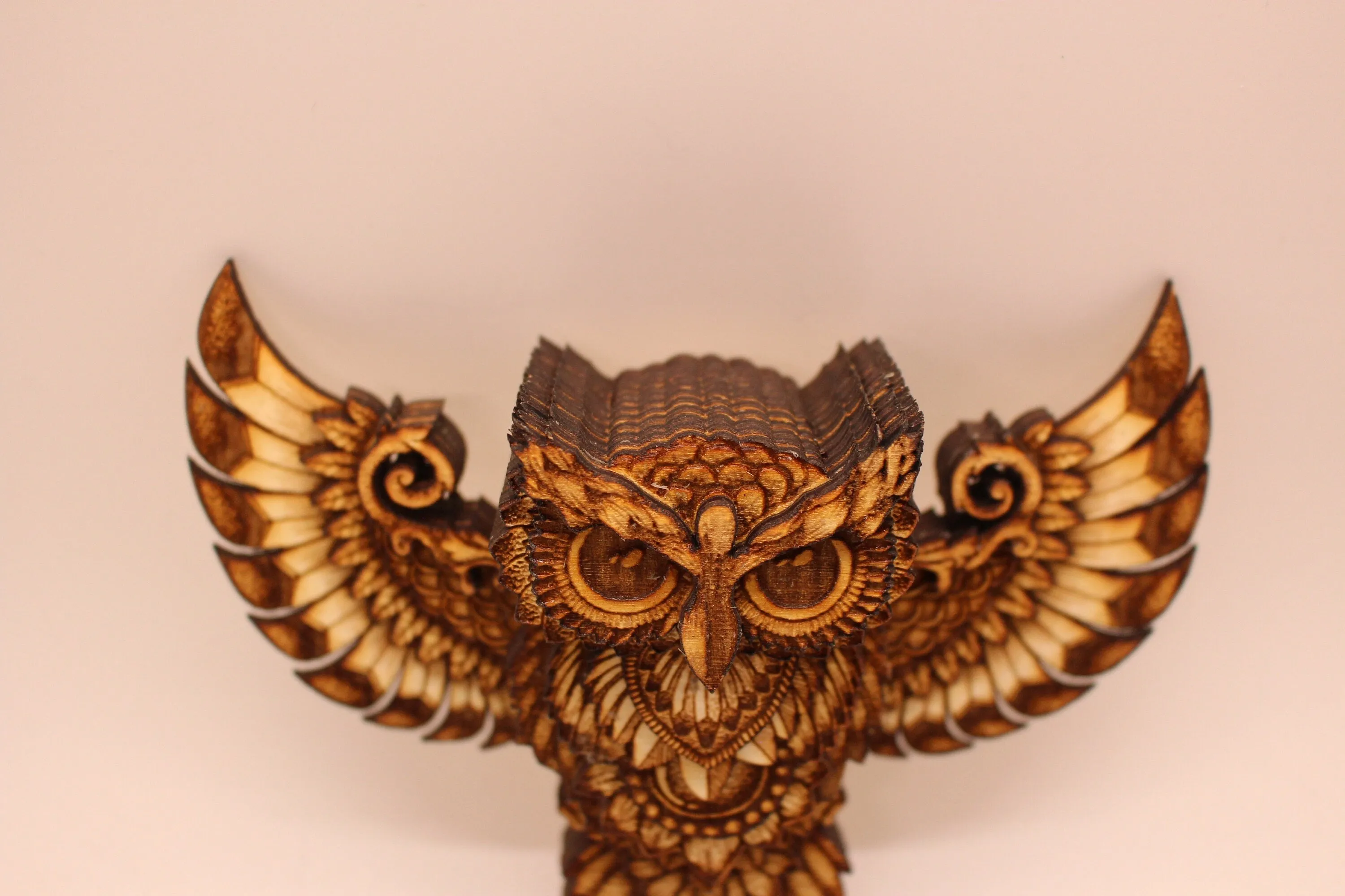 13 layered Mandala Owl