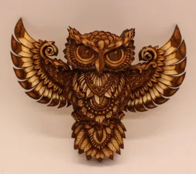 13 layered Mandala Owl