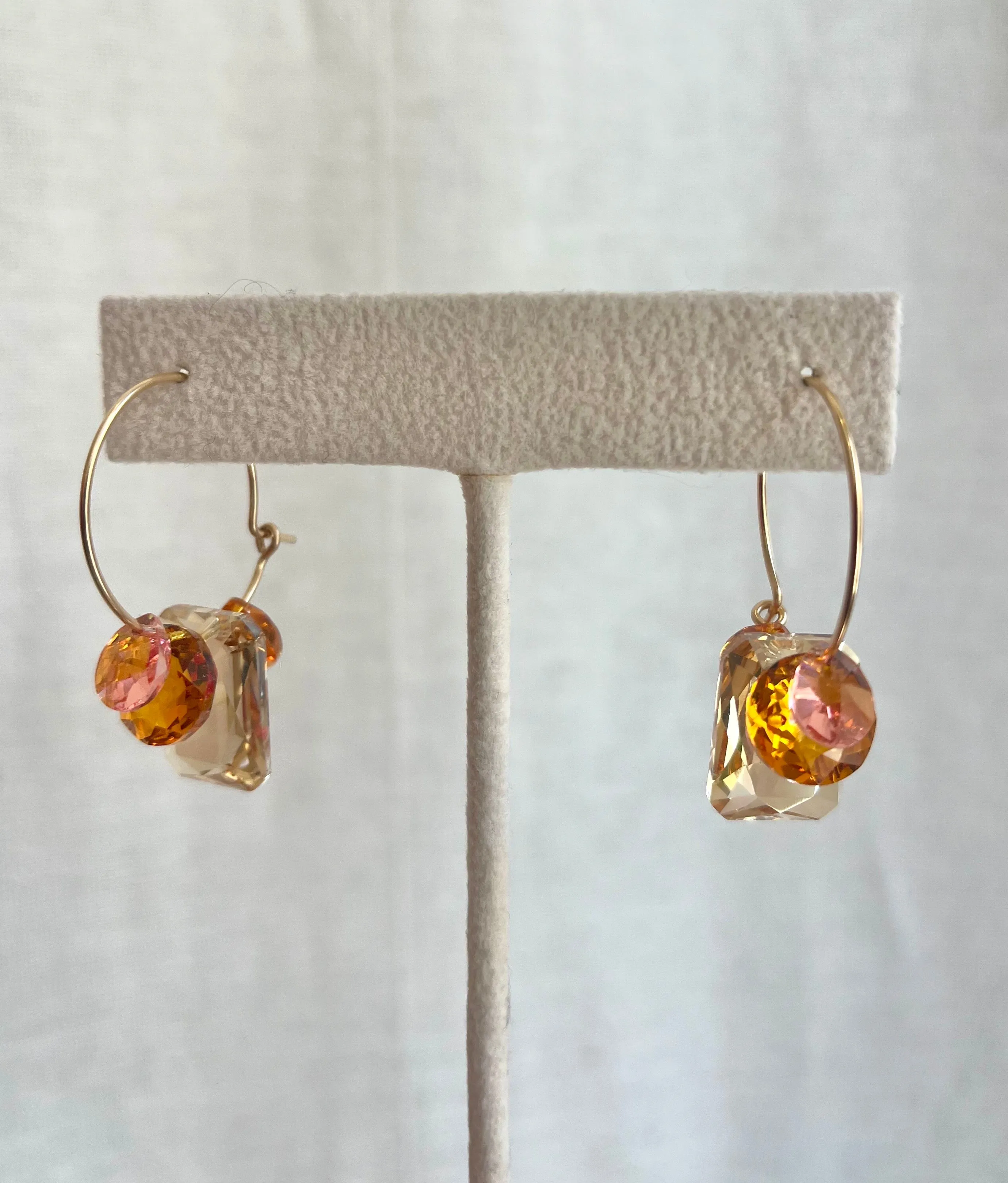 Abacus Row Sweet Pea Earrings no. 19 (Limited Edition) - Neutral Warm Tones
