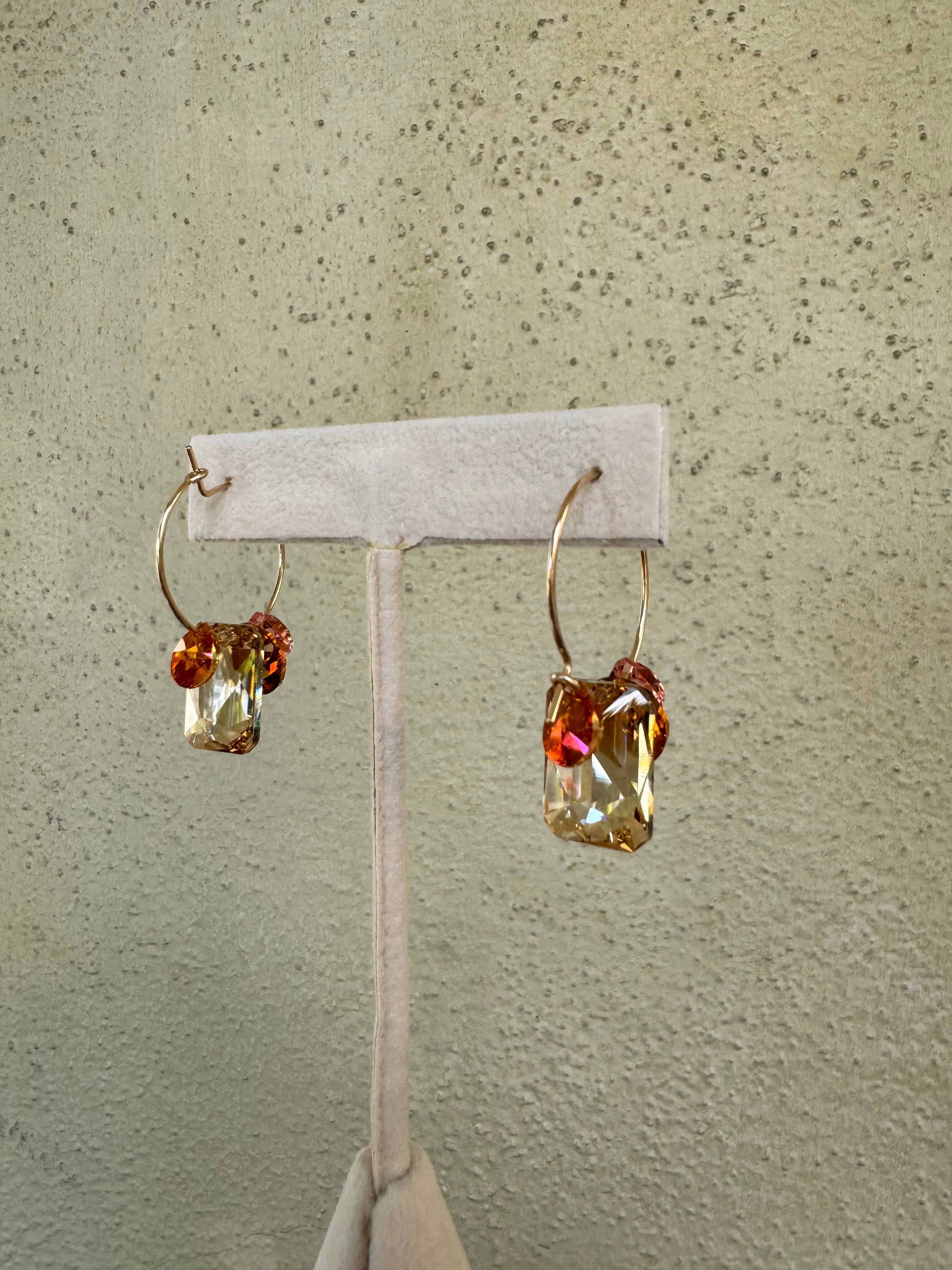 Abacus Row Sweet Pea Earrings no. 19 (Limited Edition) - Neutral Warm Tones