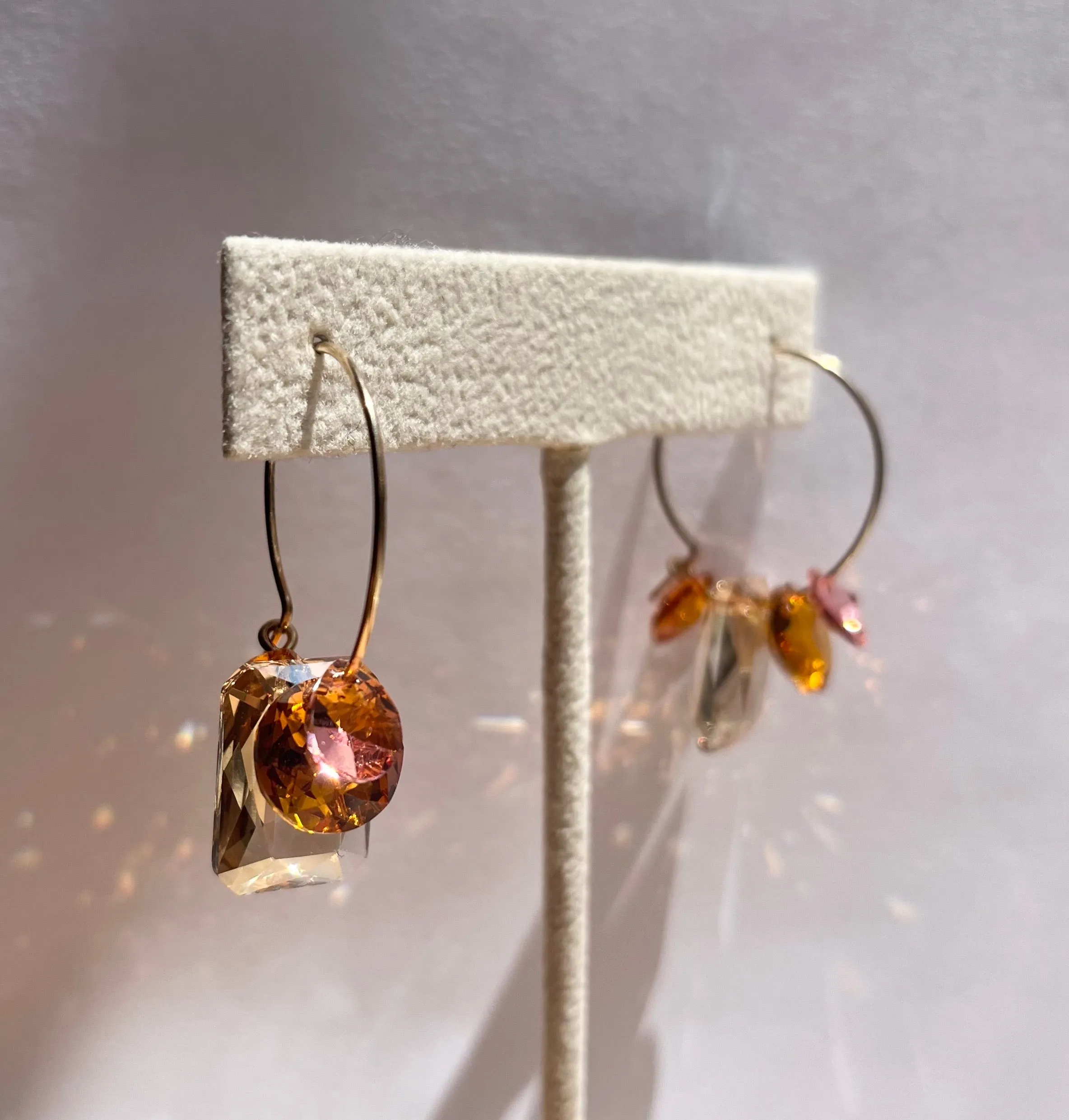 Abacus Row Sweet Pea Earrings no. 19 (Limited Edition) - Neutral Warm Tones