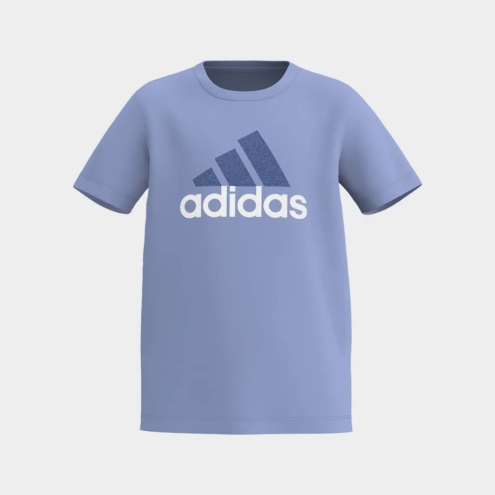 Adidas Essentials Big Logo 2 Tee Blue _ 181993 _ Blue
