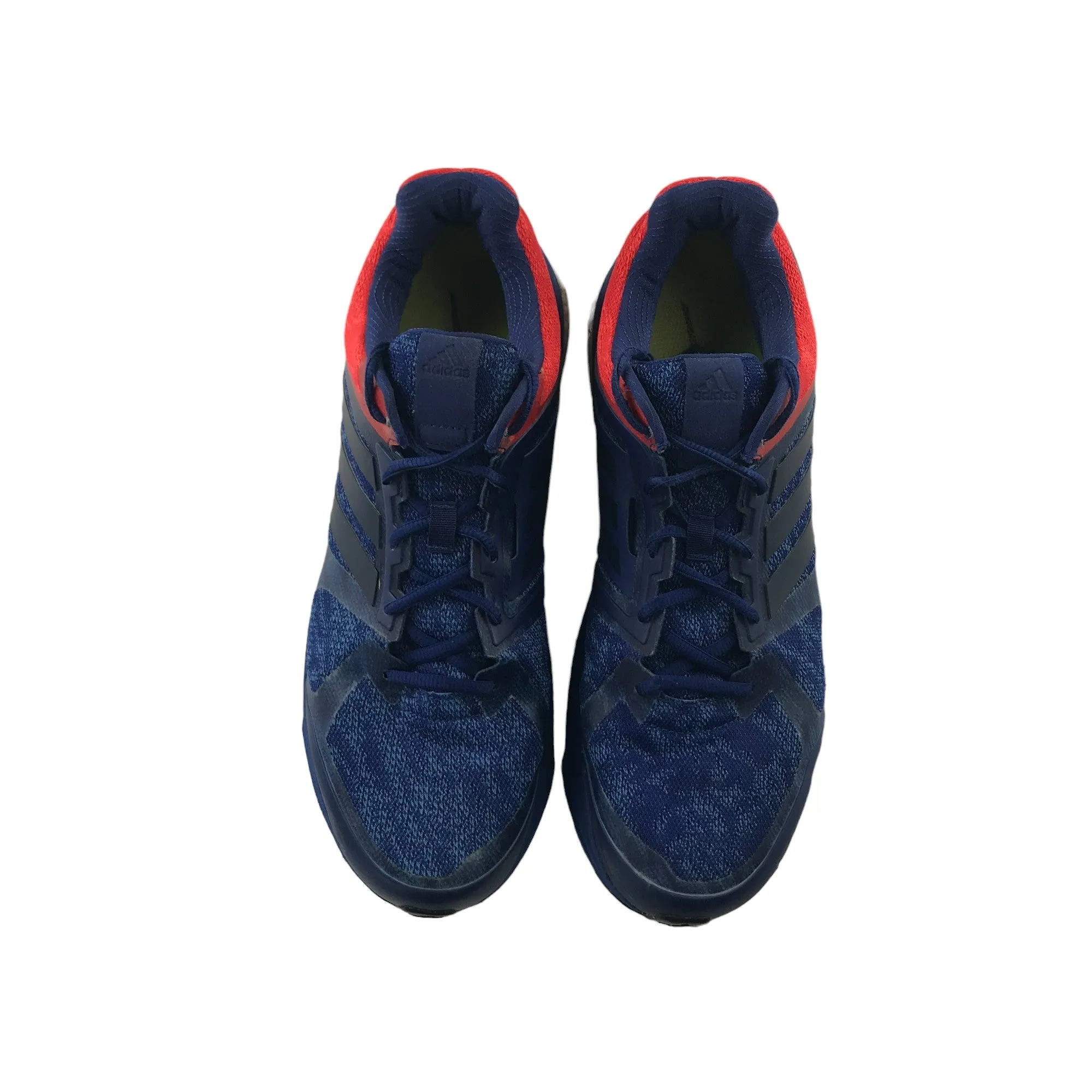 Adidas Supernova Sequence trainers shoe size 11 blue and red sneakers with laces