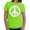 Alpha Epsilon Phi Neon Peace Sign Printed Tee - Gildan 500 - CAD