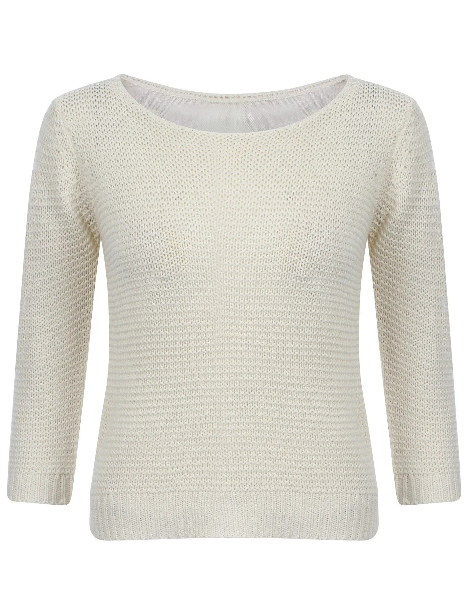 Amara Reya Chicory Cream Jumper