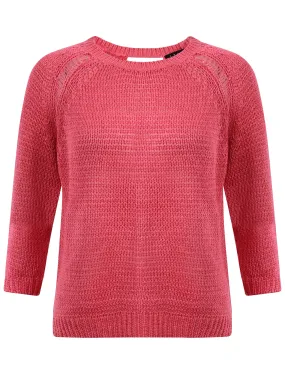 Amara Reya Verbena knit jumper in Rose