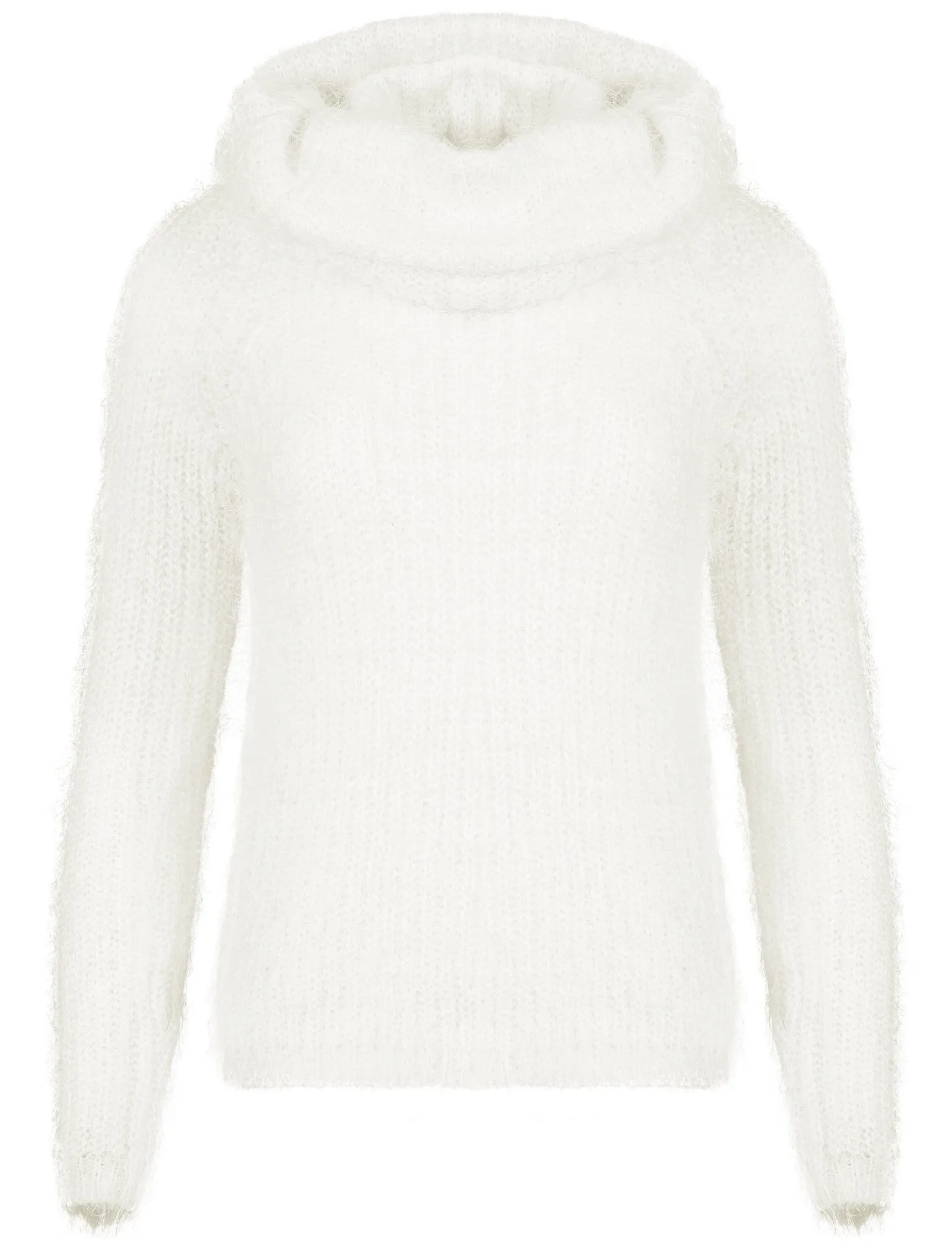 Amara Reya white jumper