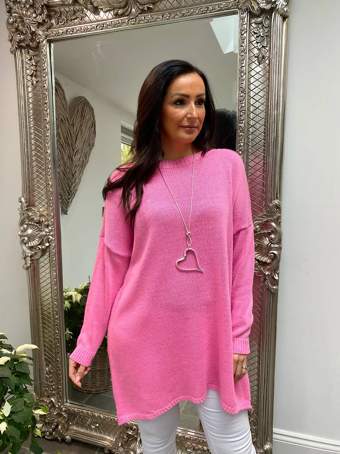 Basic Ribbed Scoop Neck Jumper Meredith