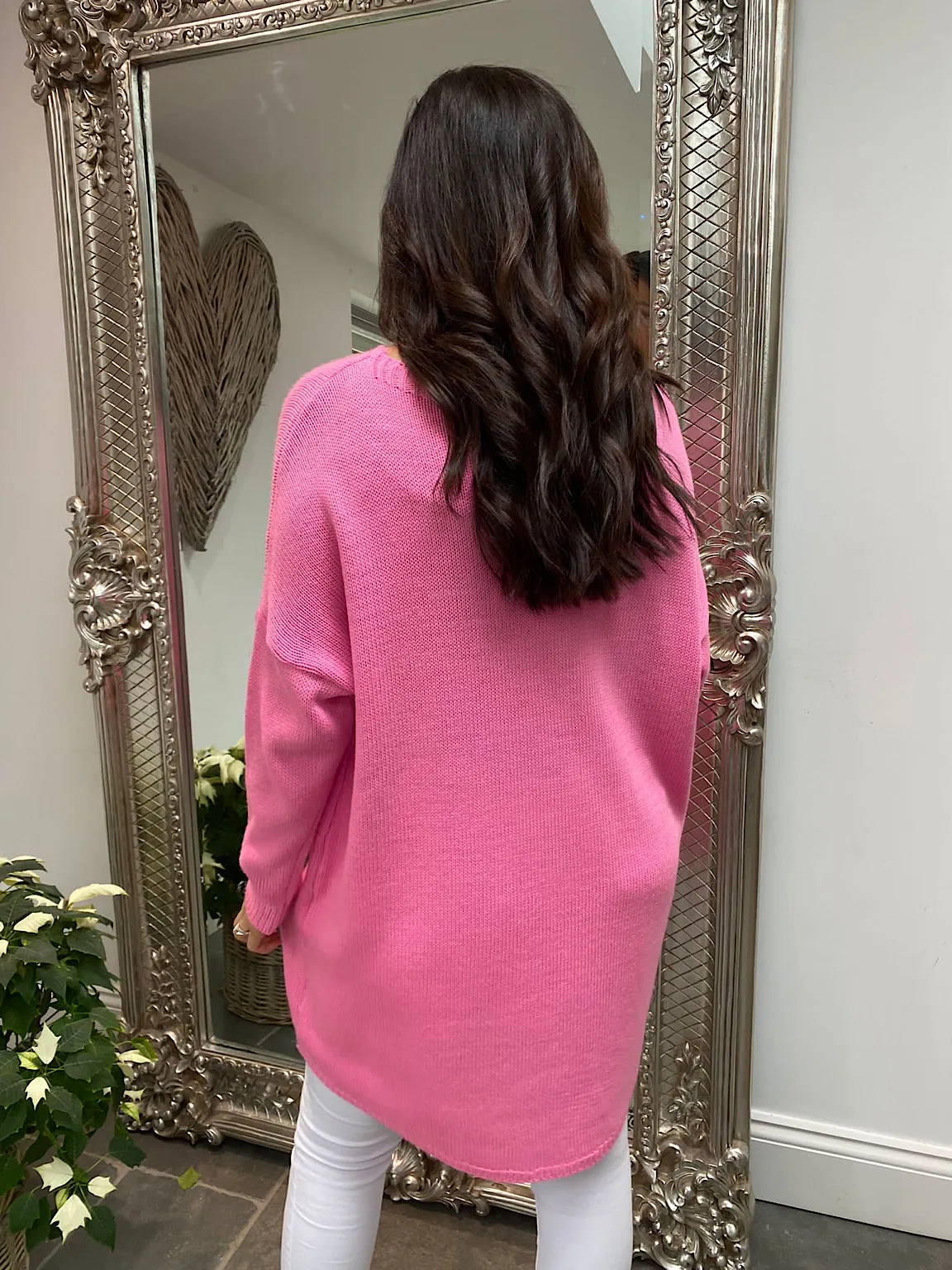 Basic Ribbed Scoop Neck Jumper Meredith
