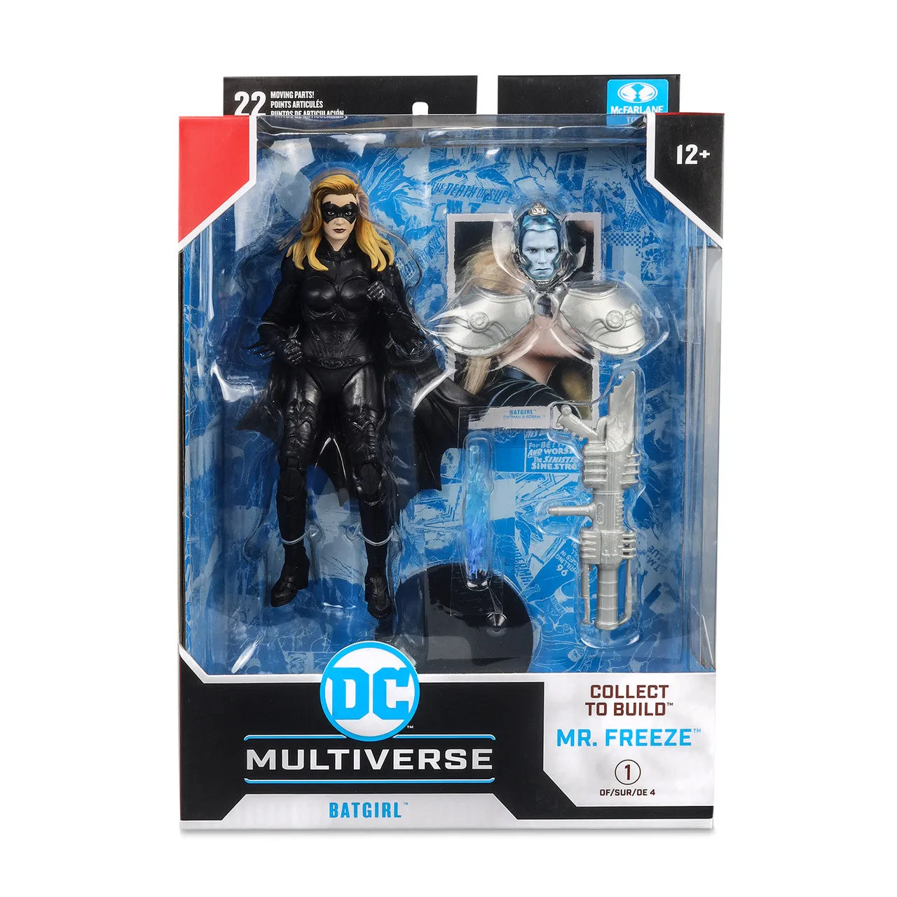 Batman & Robin Full Wave (Set of 4) w/Mr. Freeze Build a Figure 7" Inch Scale Action Figures - McFarlane Toys *IMPORT STOCK*