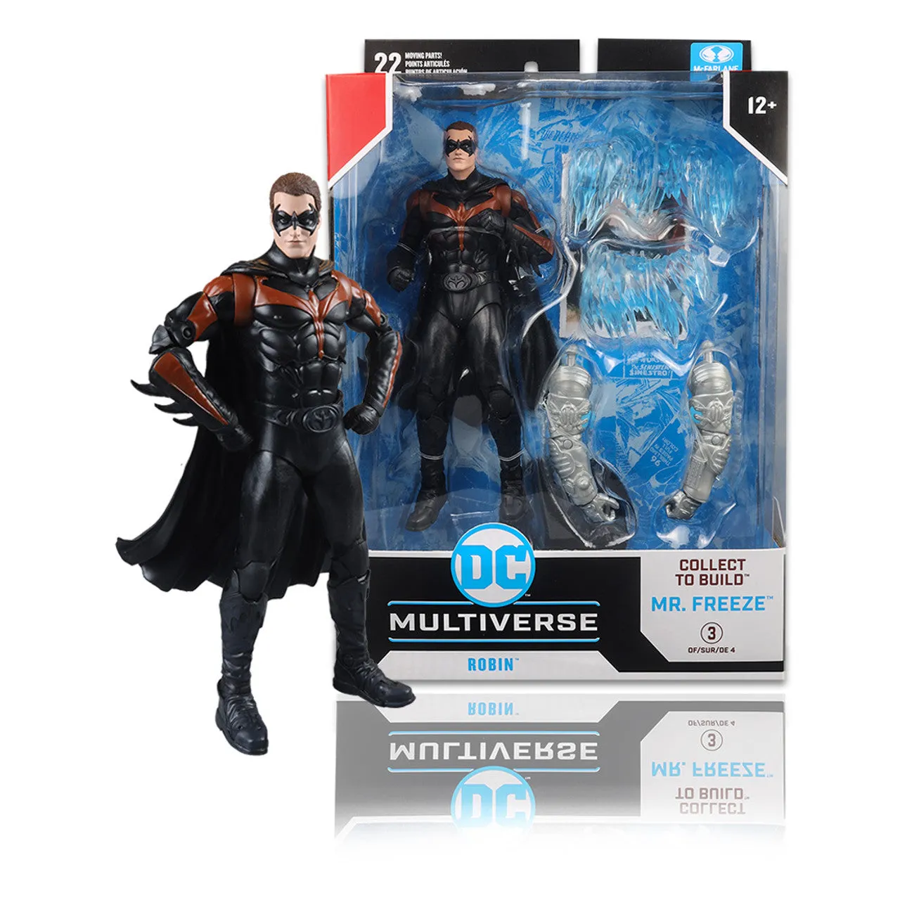 Batman & Robin Full Wave (Set of 4) w/Mr. Freeze Build a Figure 7" Inch Scale Action Figures - McFarlane Toys *IMPORT STOCK*