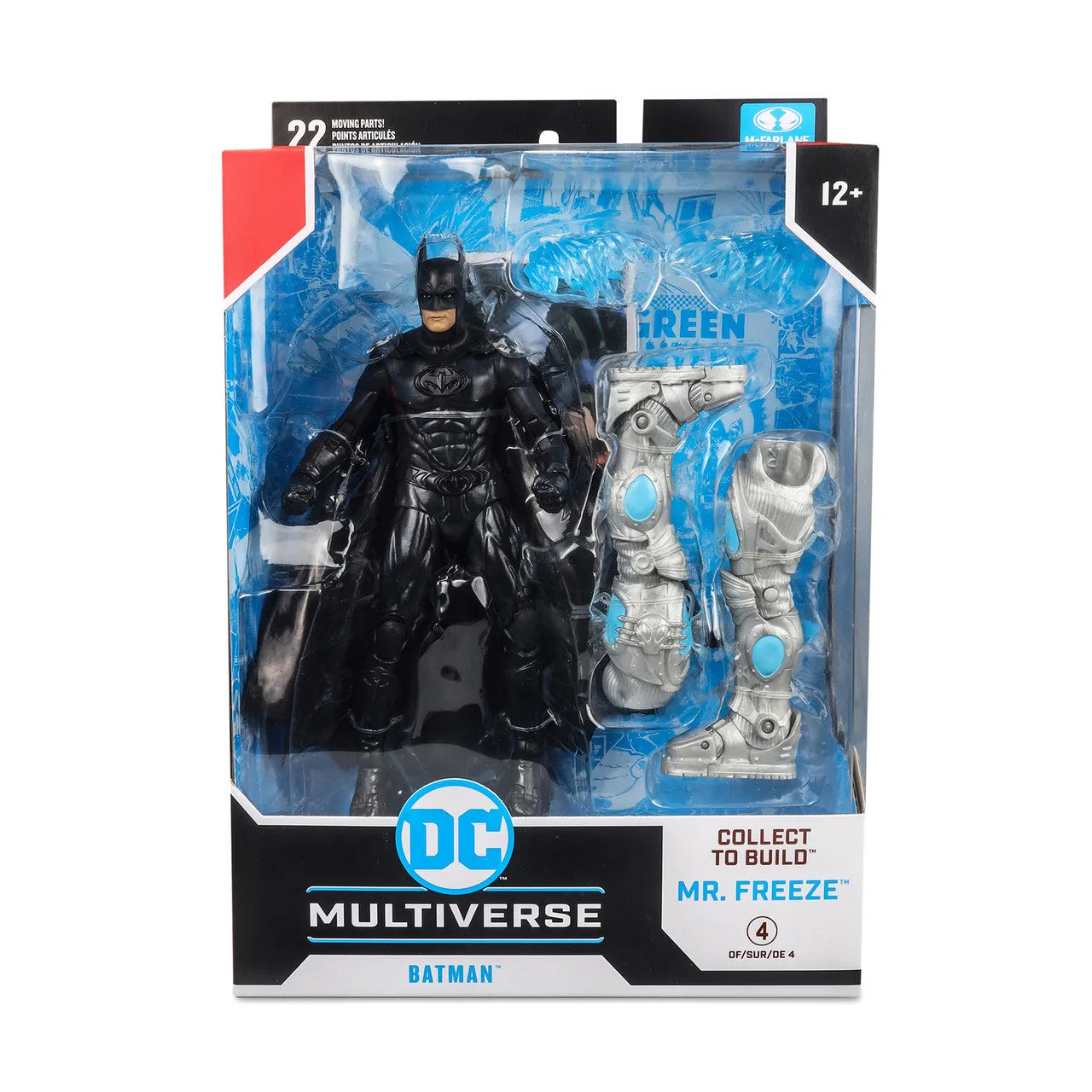 Batman & Robin Full Wave (Set of 4) w/Mr. Freeze Build a Figure 7" Inch Scale Action Figures - McFarlane Toys *IMPORT STOCK*
