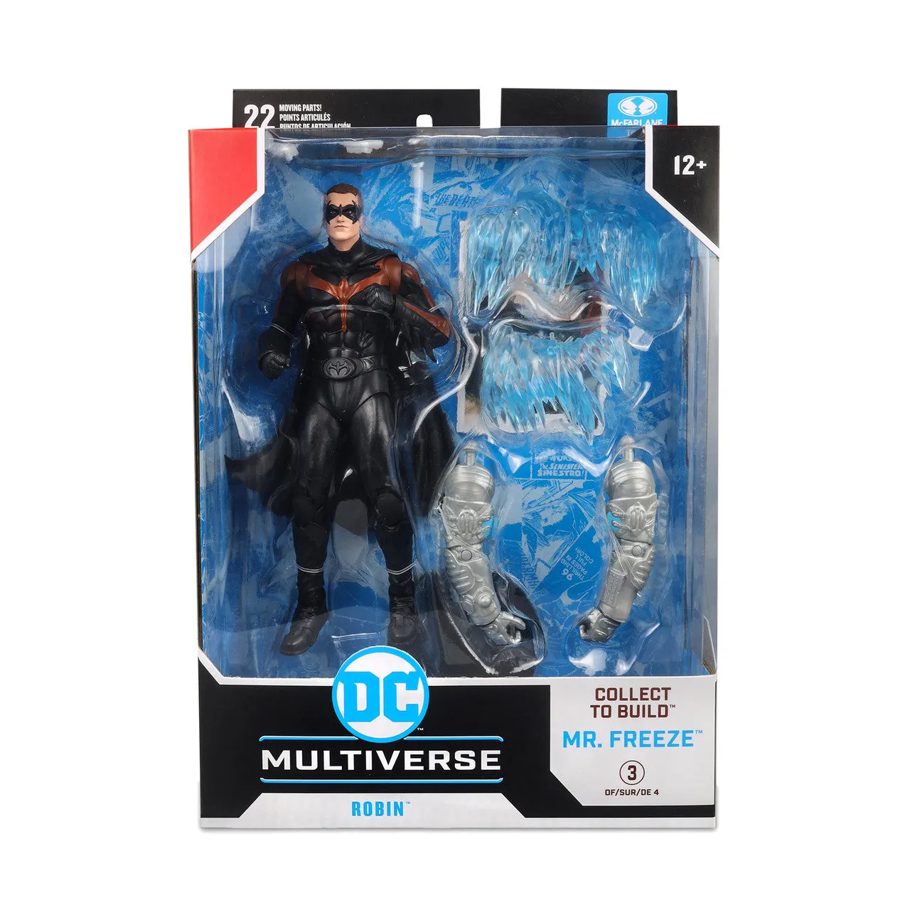 Batman & Robin Full Wave (Set of 4) w/Mr. Freeze Build a Figure 7" Inch Scale Action Figures - McFarlane Toys *IMPORT STOCK*