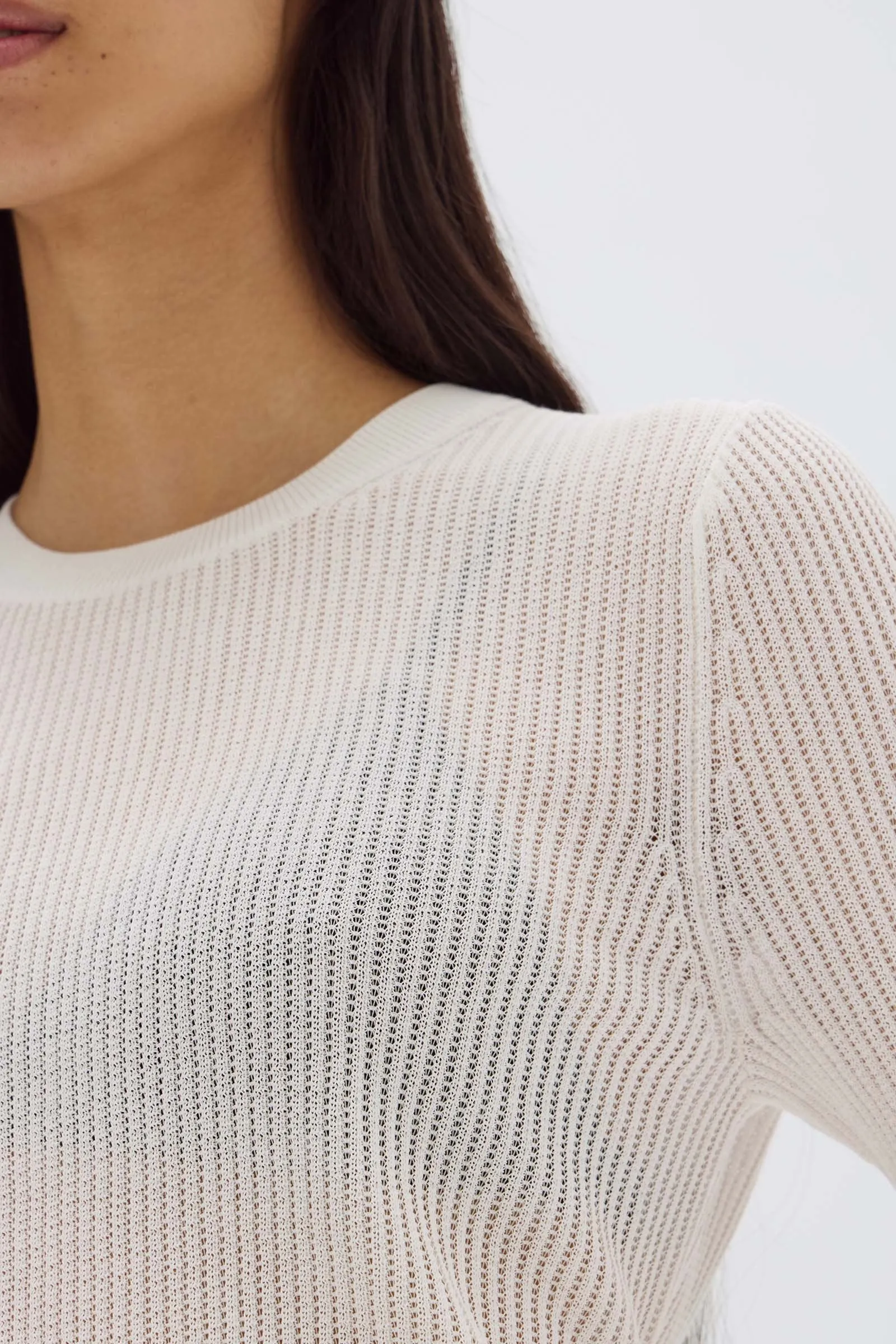 Belle Knit Short Sleeve Tee