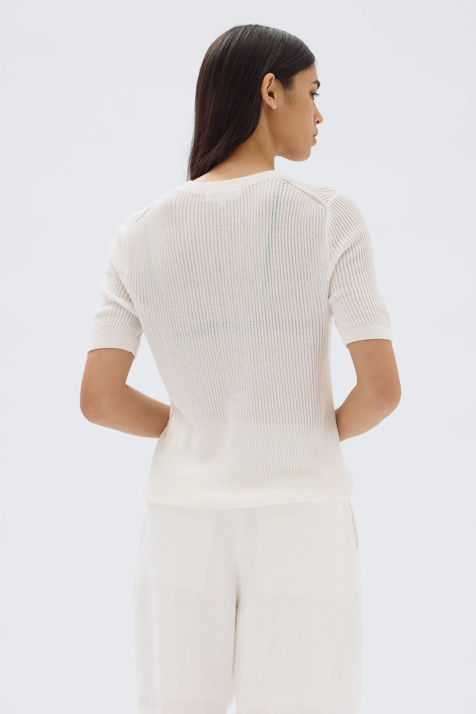 Belle Knit Short Sleeve Tee