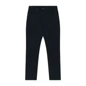 Black Super Stretch Knit Denim - Slim