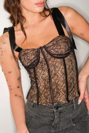 blair corset - black