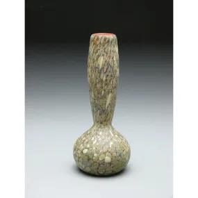 Bottle in Sandy Handblown Glass Vase by Thomas Spake Studios
