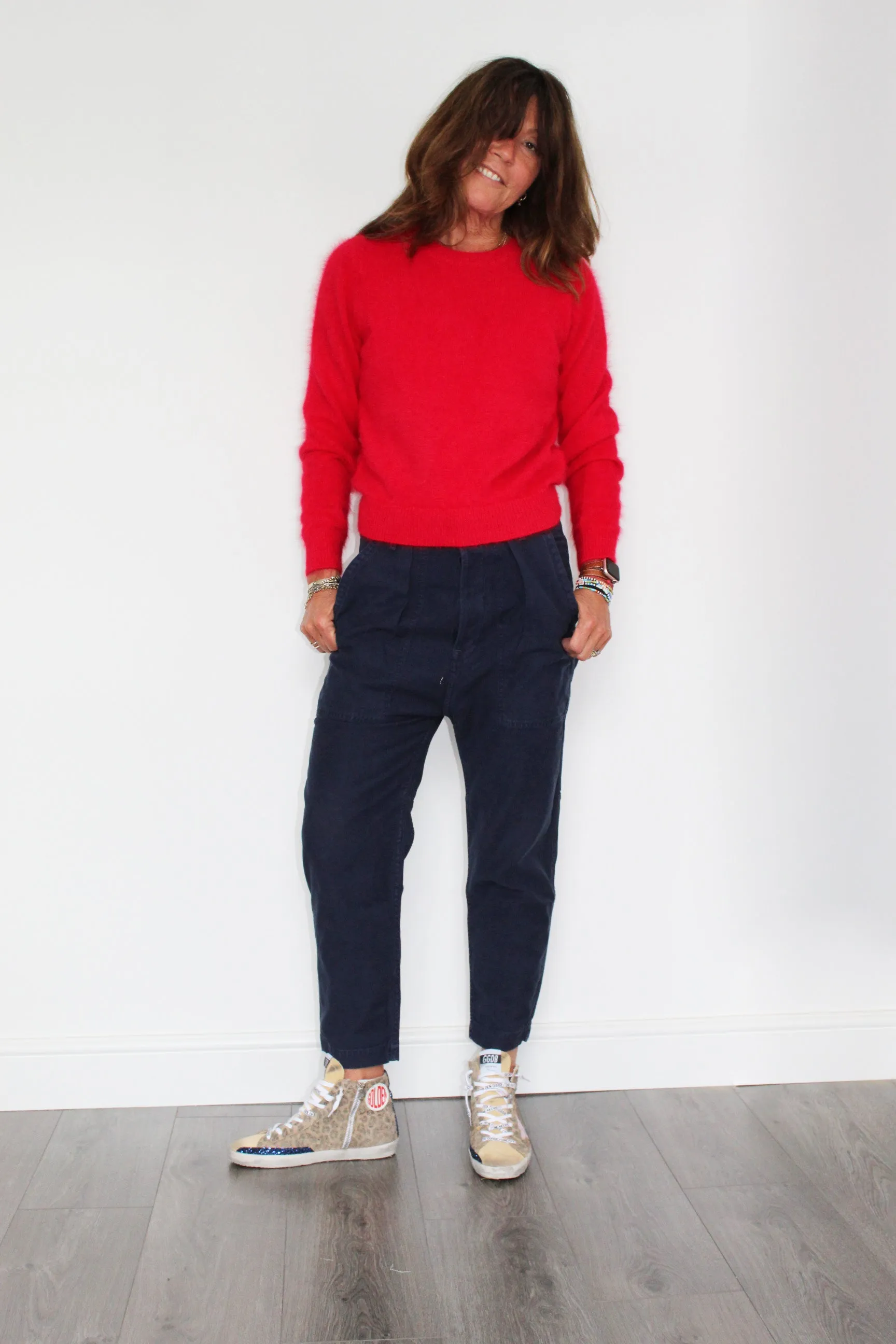 BR Datti Angora Blend Knit in Pivoine