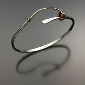 Bracelet BRA541 Sterling Silver and 14K Gold by John Tzelepis Jewelry