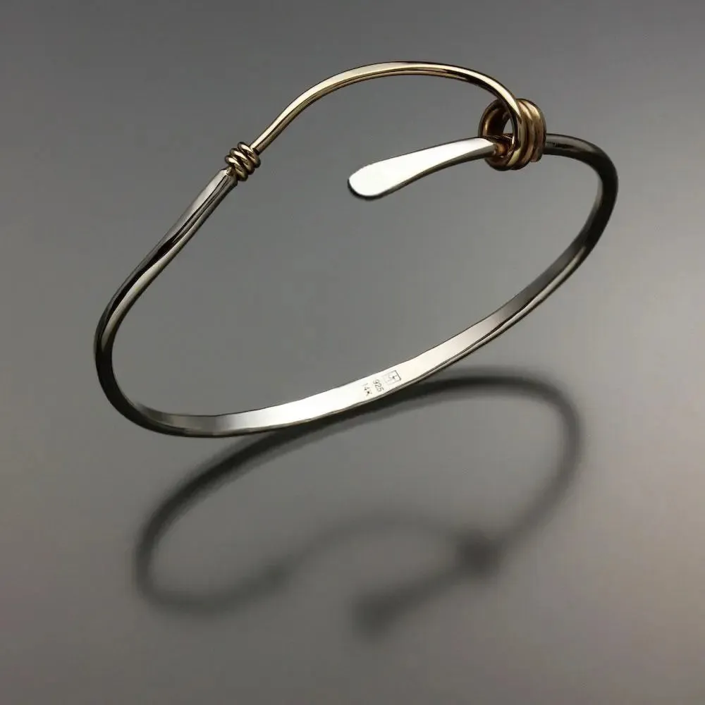 Bracelet BRA541 Sterling Silver and 14K Gold by John Tzelepis Jewelry