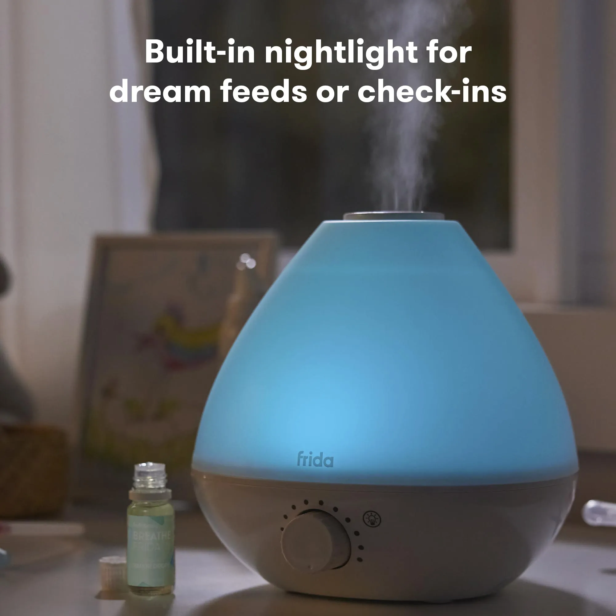 BreatheFrida the 3-IN-1 HUMIDIFIER, DIFFUSER   NIGHTLIGHT