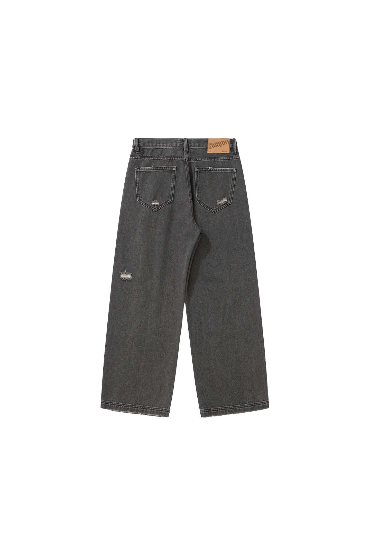 BURNIN* “97’series” retro washed distressed jeans