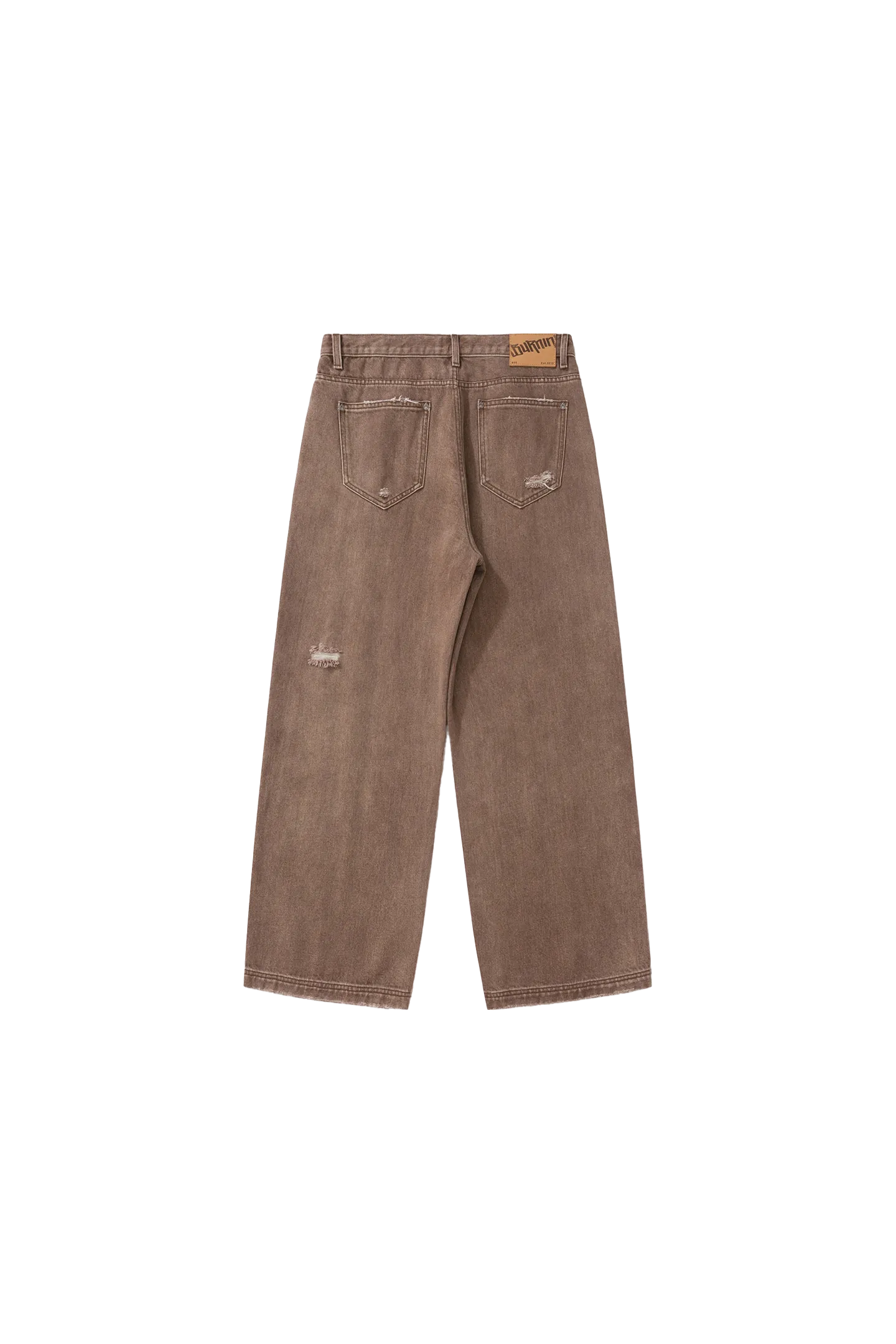 BURNIN* “97’series” retro washed distressed jeans