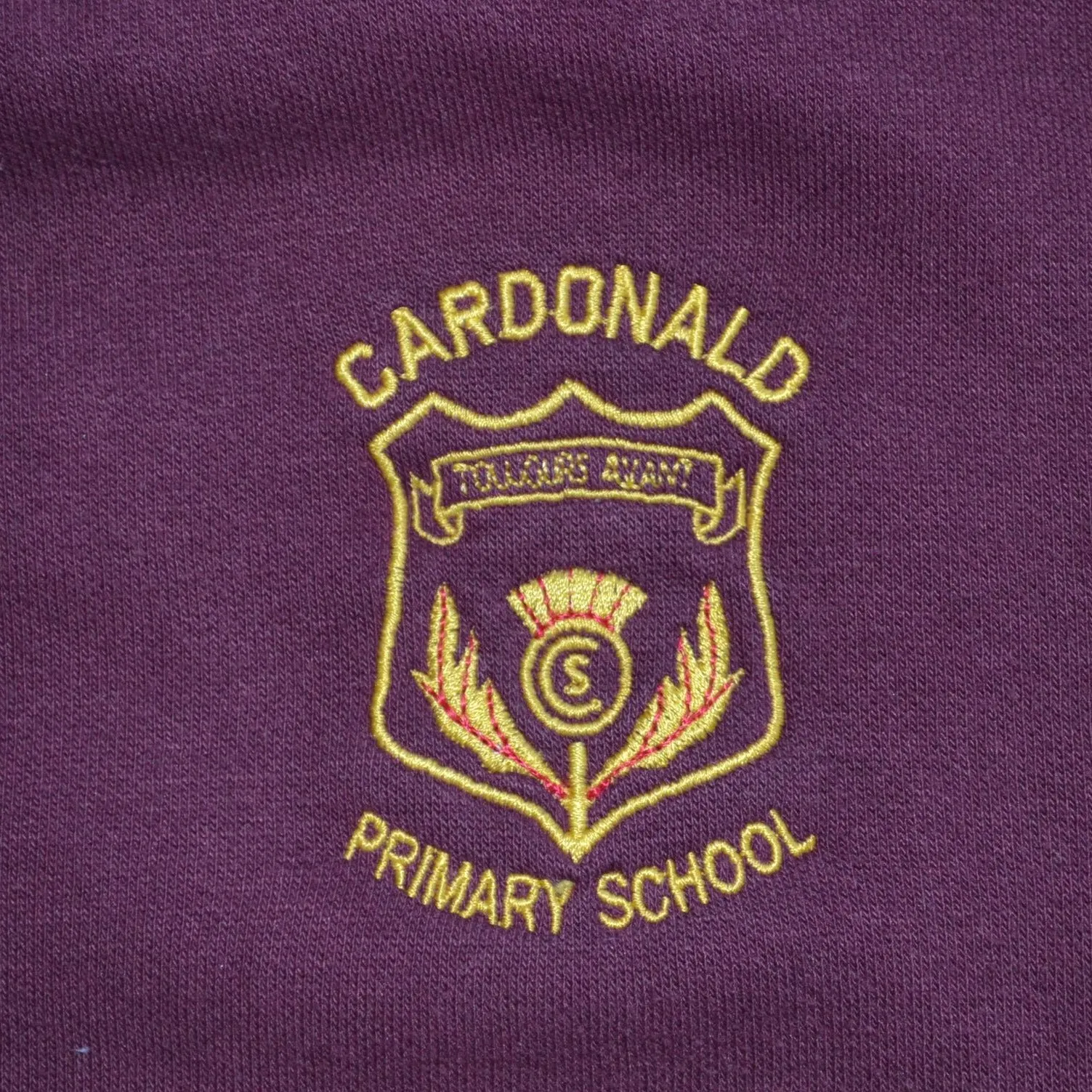 *Cardonald Primary Burgundy Crewneck Sweatshirt