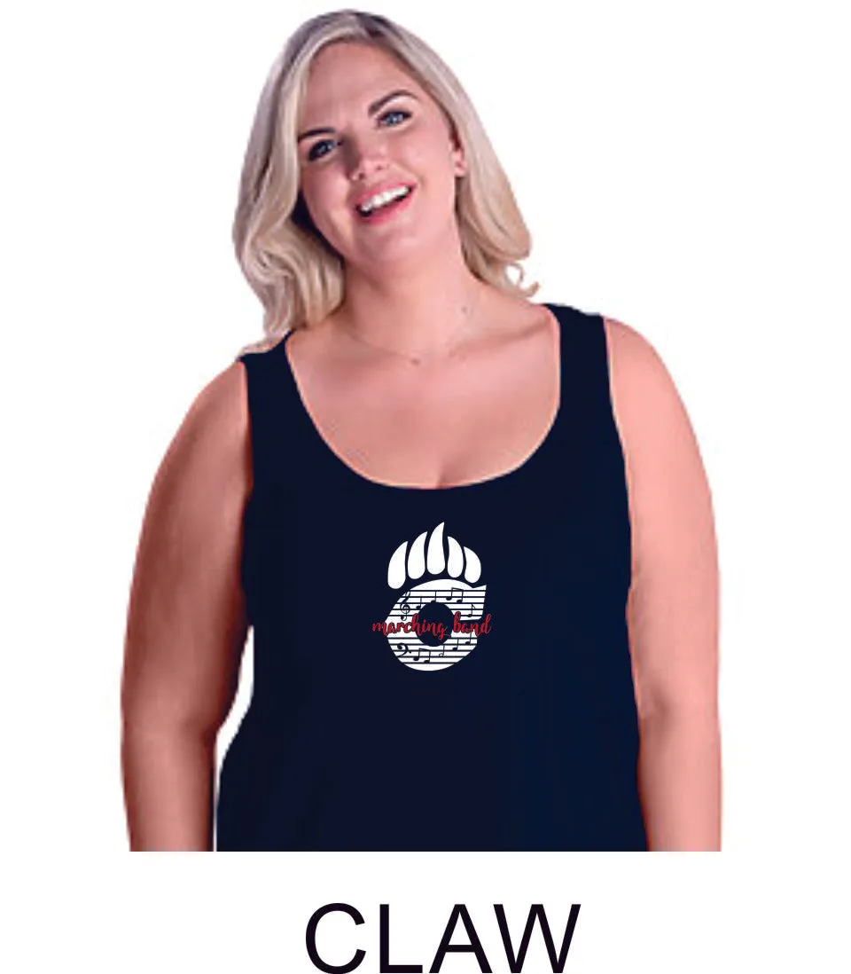Chap Band Curvy Ladies Basic Tank- 4 designs- Matte or Glitter