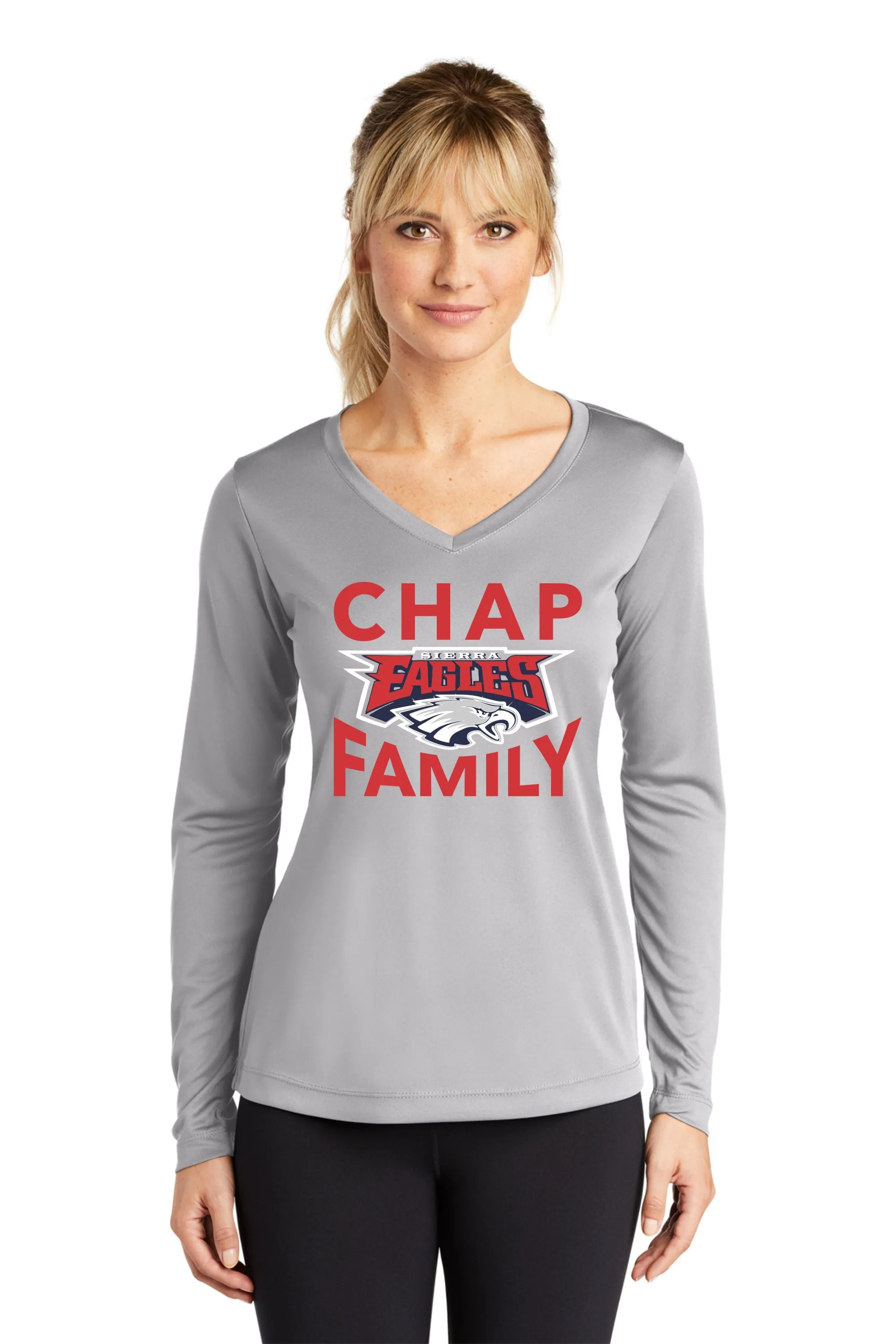 Chap Family Sierra Staff Long Sleeve Wicking Tee