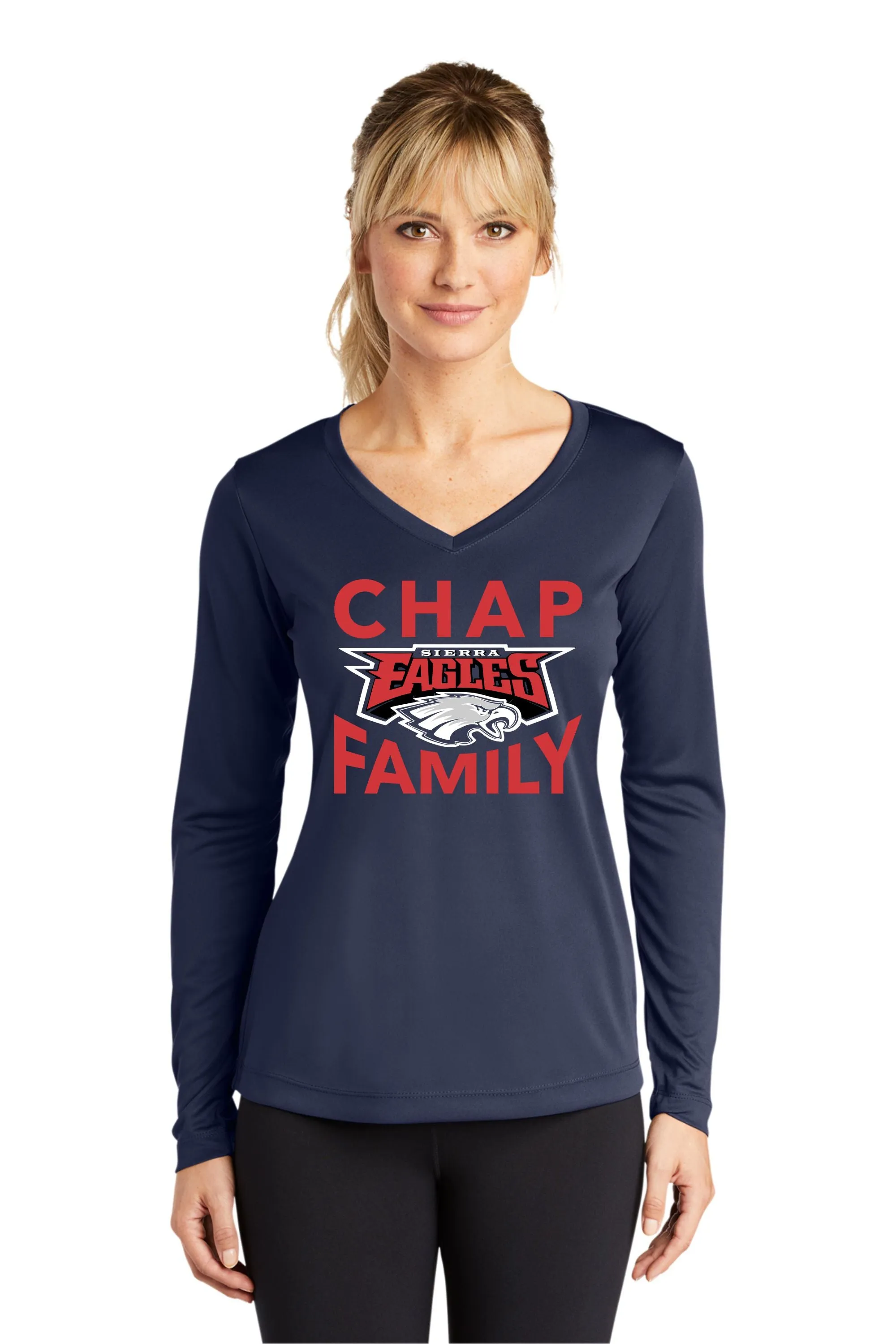 Chap Family Sierra Staff Long Sleeve Wicking Tee