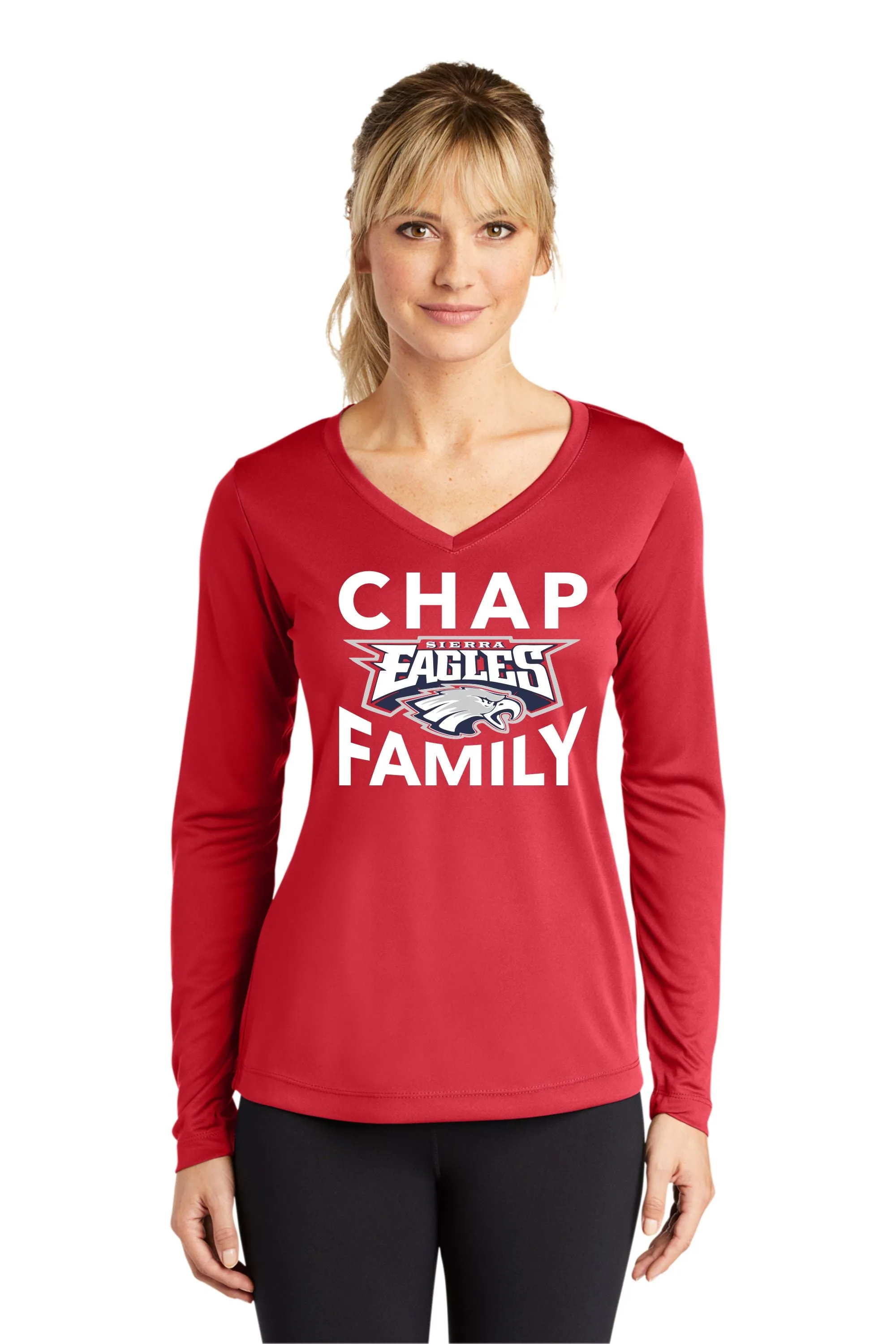 Chap Family Sierra Staff Long Sleeve Wicking Tee
