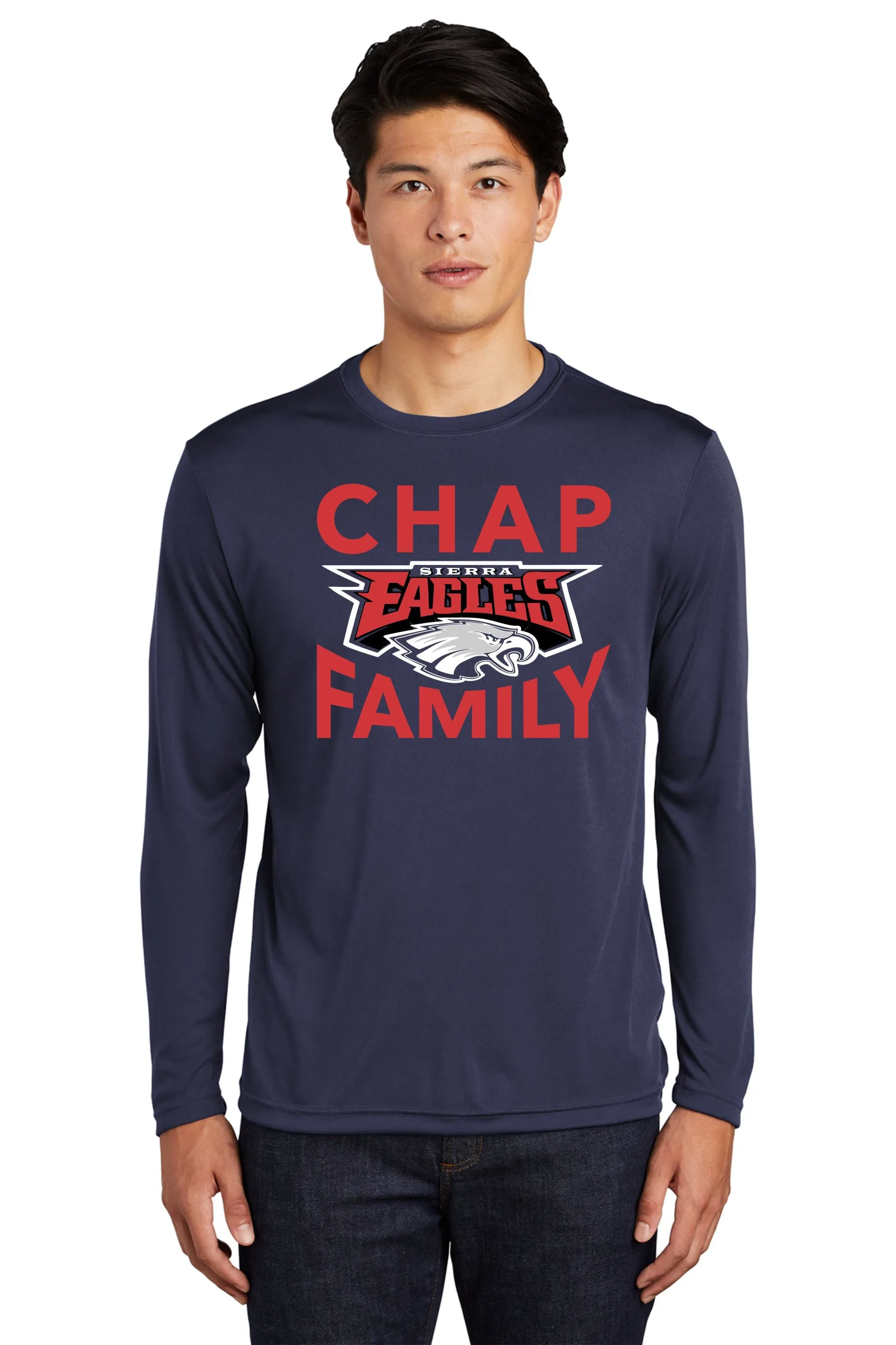 Chap Family Sierra Staff Long Sleeve Wicking Tee