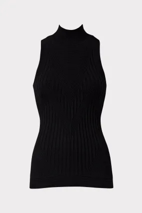 Chevron Rib Shell Top