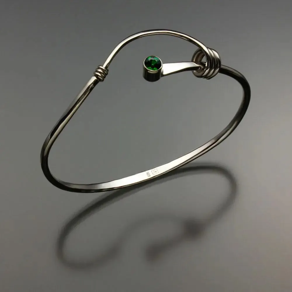 Chrome Diopside Bracelet BRA540CD Sterling Silver by John Tzelepis Jewelry