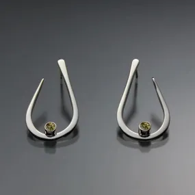 Citrine Earrings EAR030SMSSCI Sterling Silver by John Tzelepis Jewelry