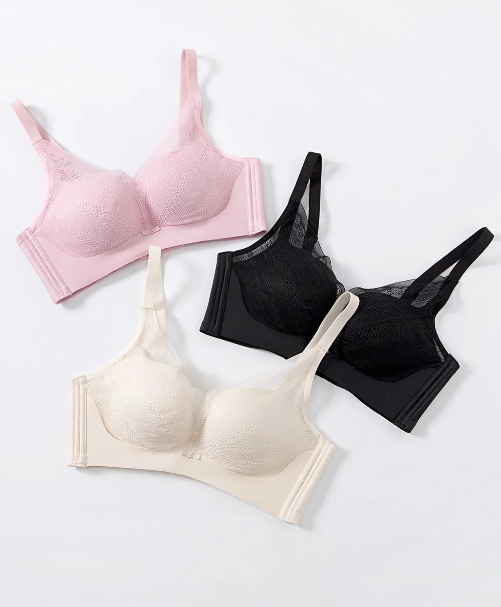 Comfy Shaper Wireless 3/4 Demi Push Up Bra