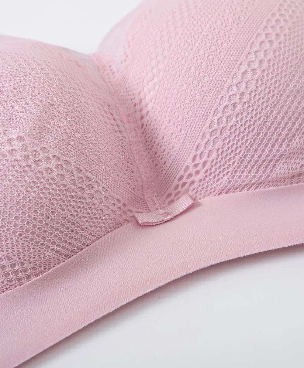 Comfy Shaper Wireless 3/4 Demi Push Up Bra