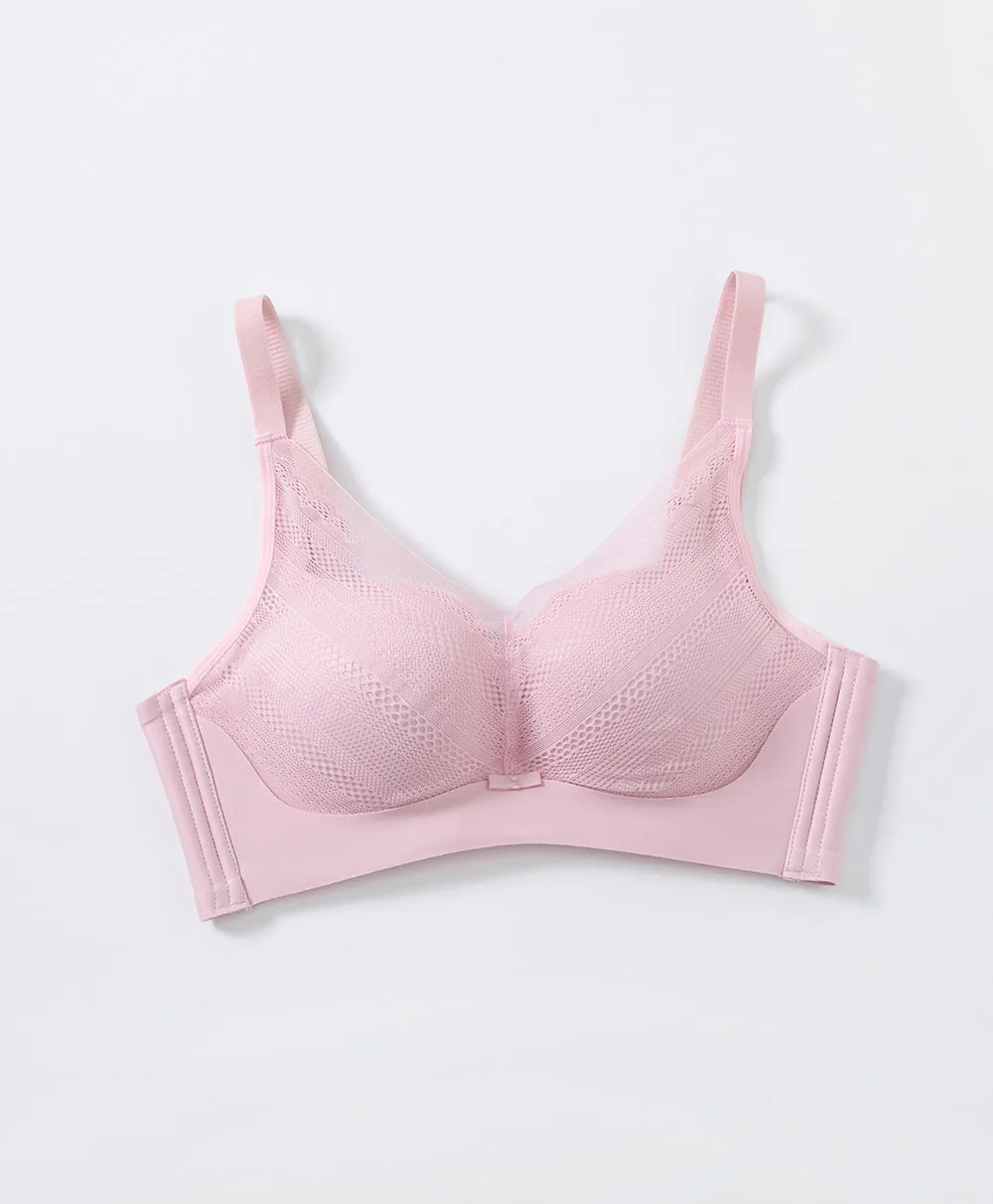 Comfy Shaper Wireless 3/4 Demi Push Up Bra