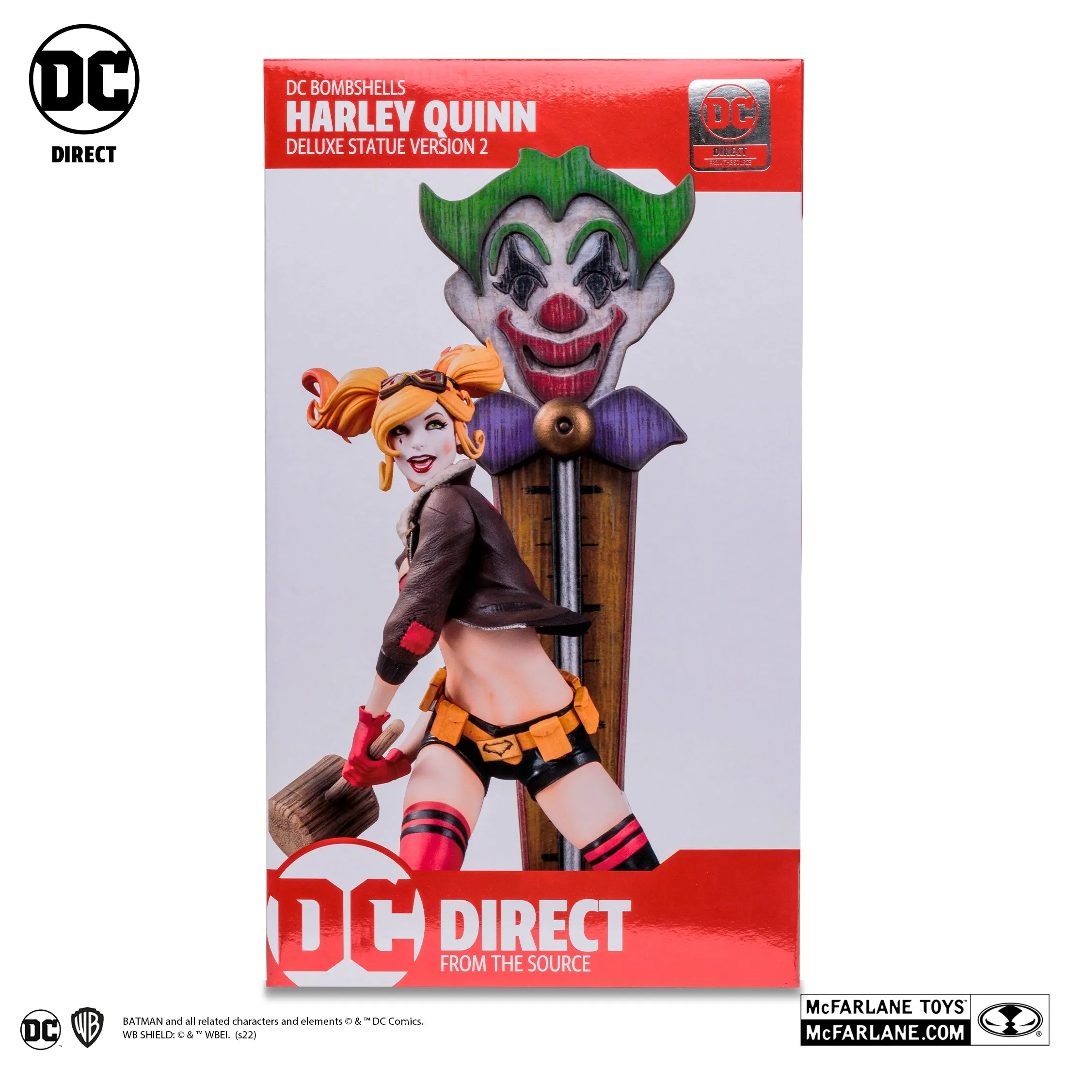 DC Bombshells Harley Quinn Deluxe Version 2 Statue (Limited Edition 5,000pcs) - McFarlane Toys