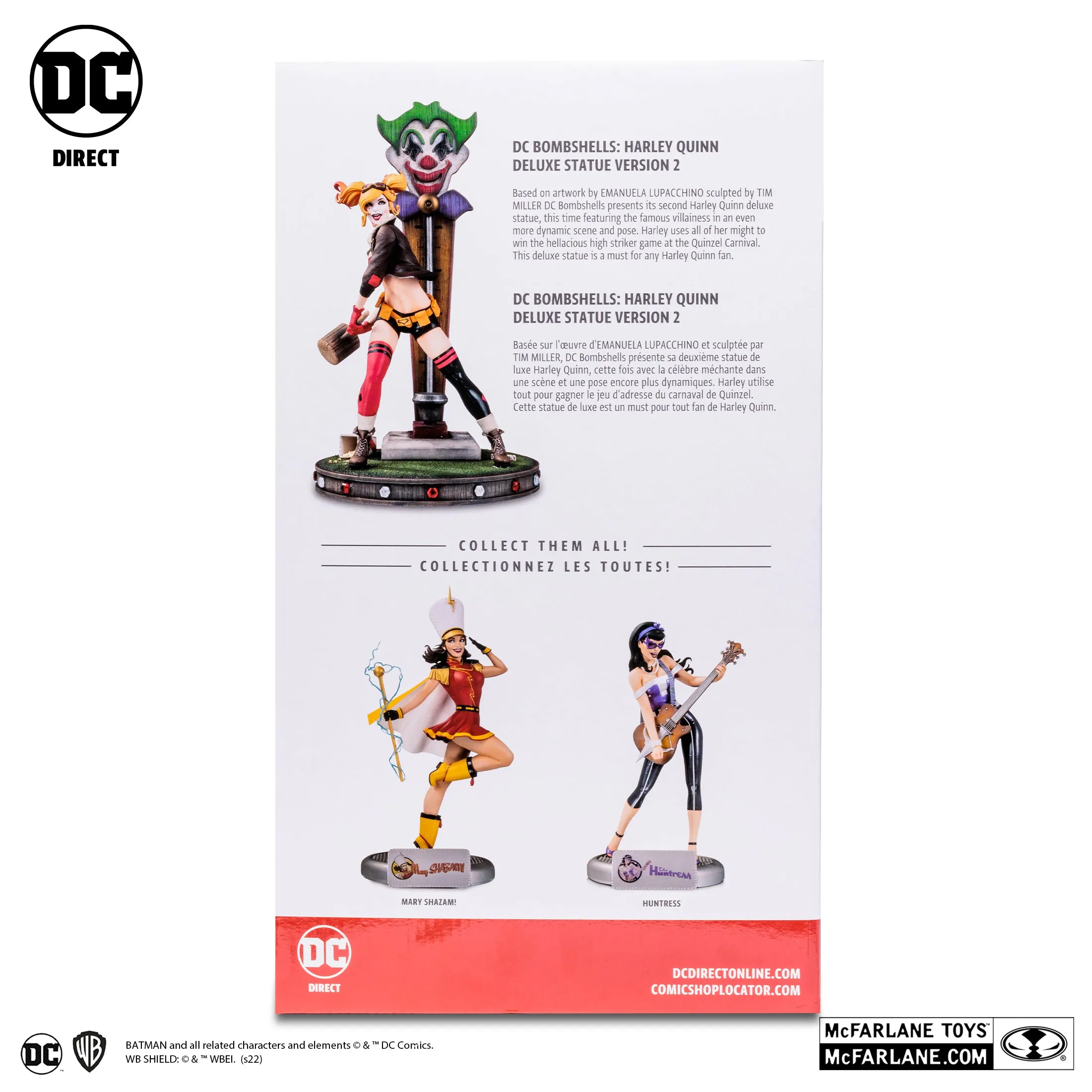 DC Bombshells Harley Quinn Deluxe Version 2 Statue (Limited Edition 5,000pcs) - McFarlane Toys