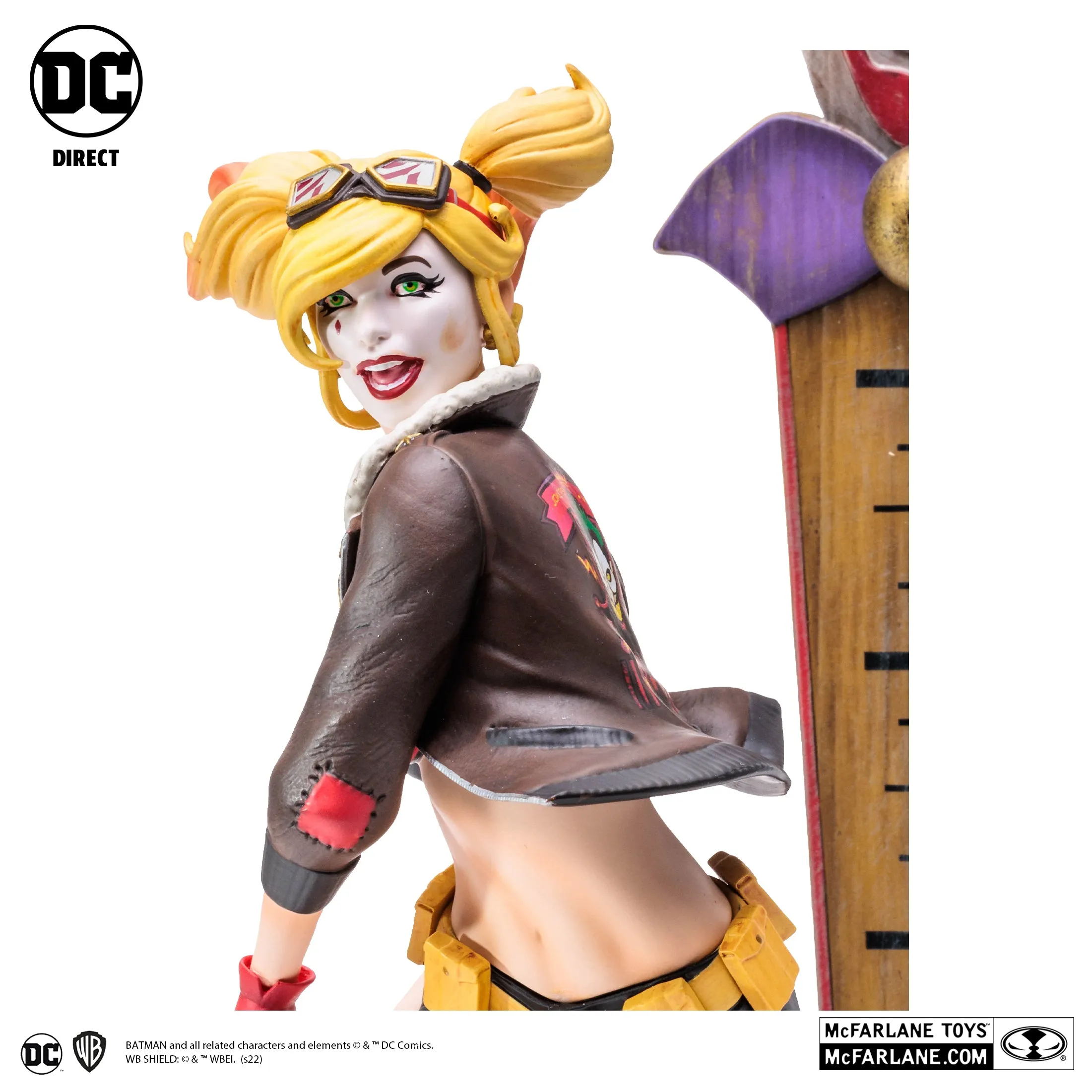 DC Bombshells Harley Quinn Deluxe Version 2 Statue (Limited Edition 5,000pcs) - McFarlane Toys