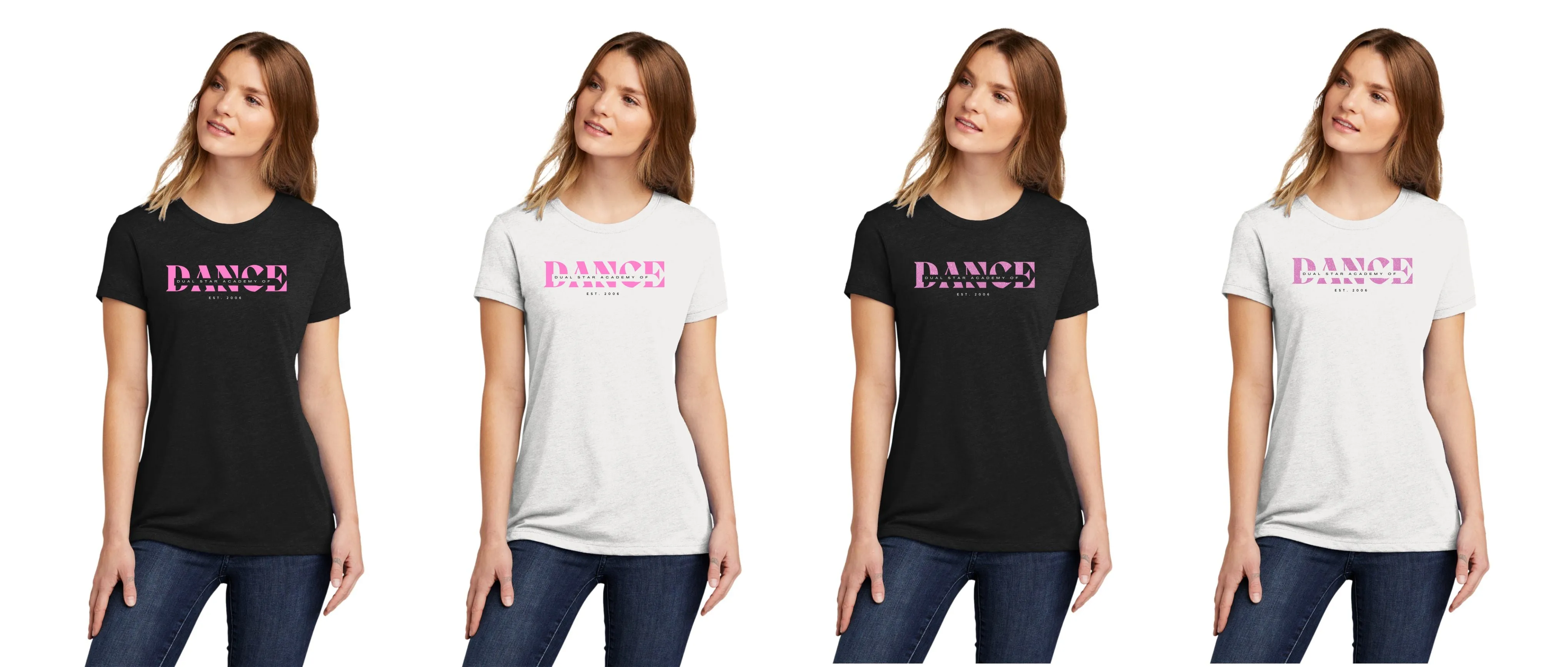 Dual Star DANCE Tee- Ladies and Unisex