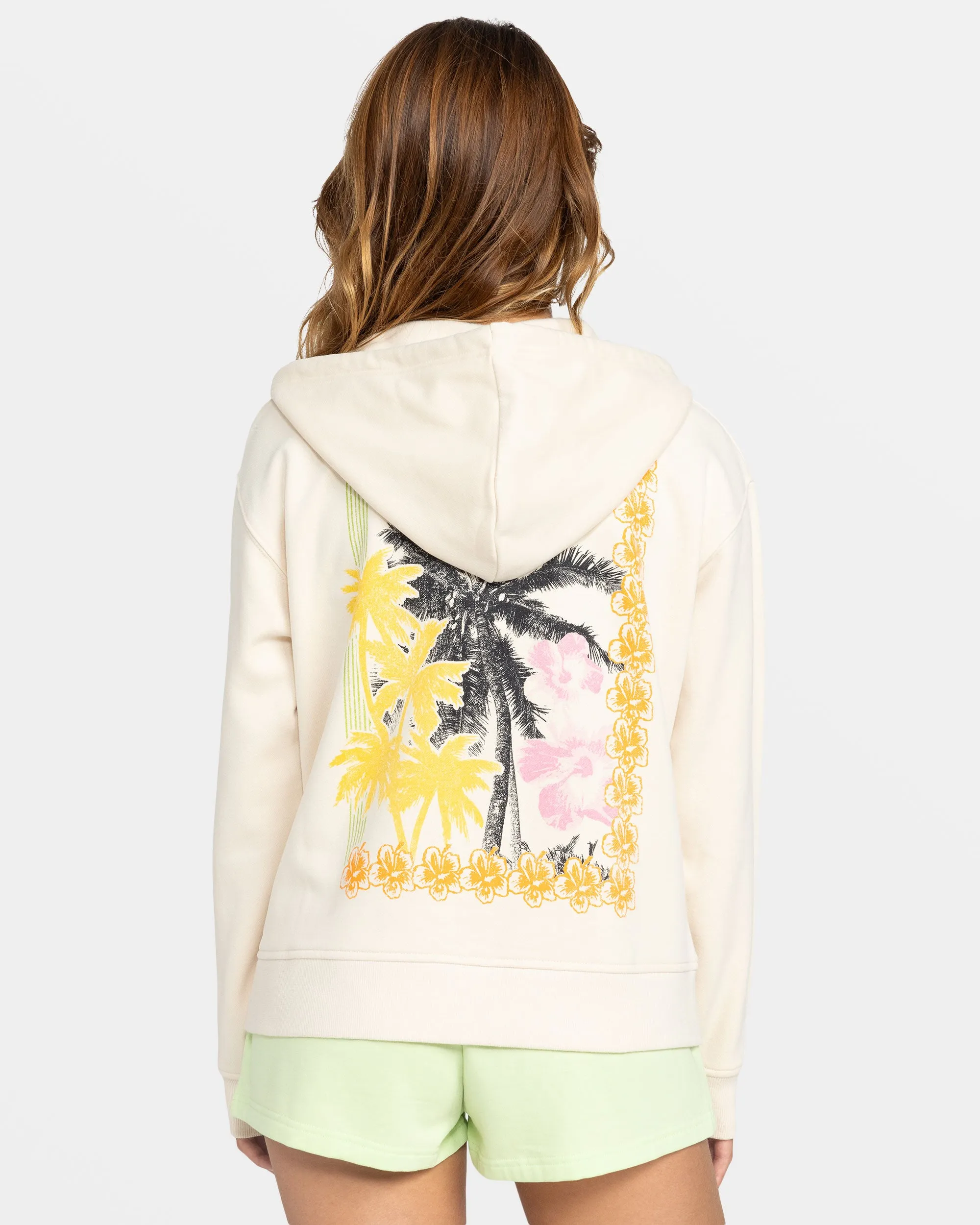 Evening Hike Full Zip Hoodie - Parchment