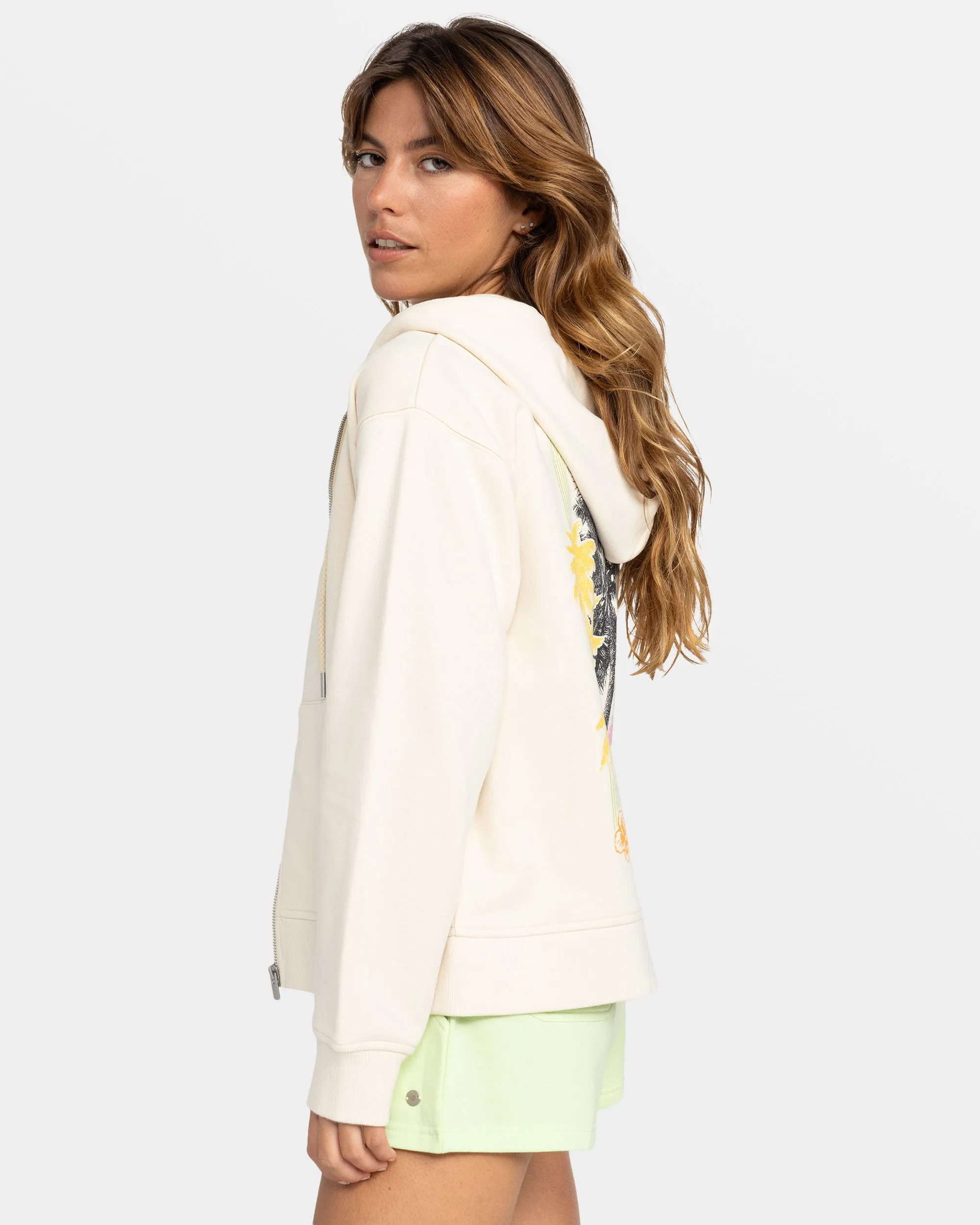 Evening Hike Full Zip Hoodie - Parchment