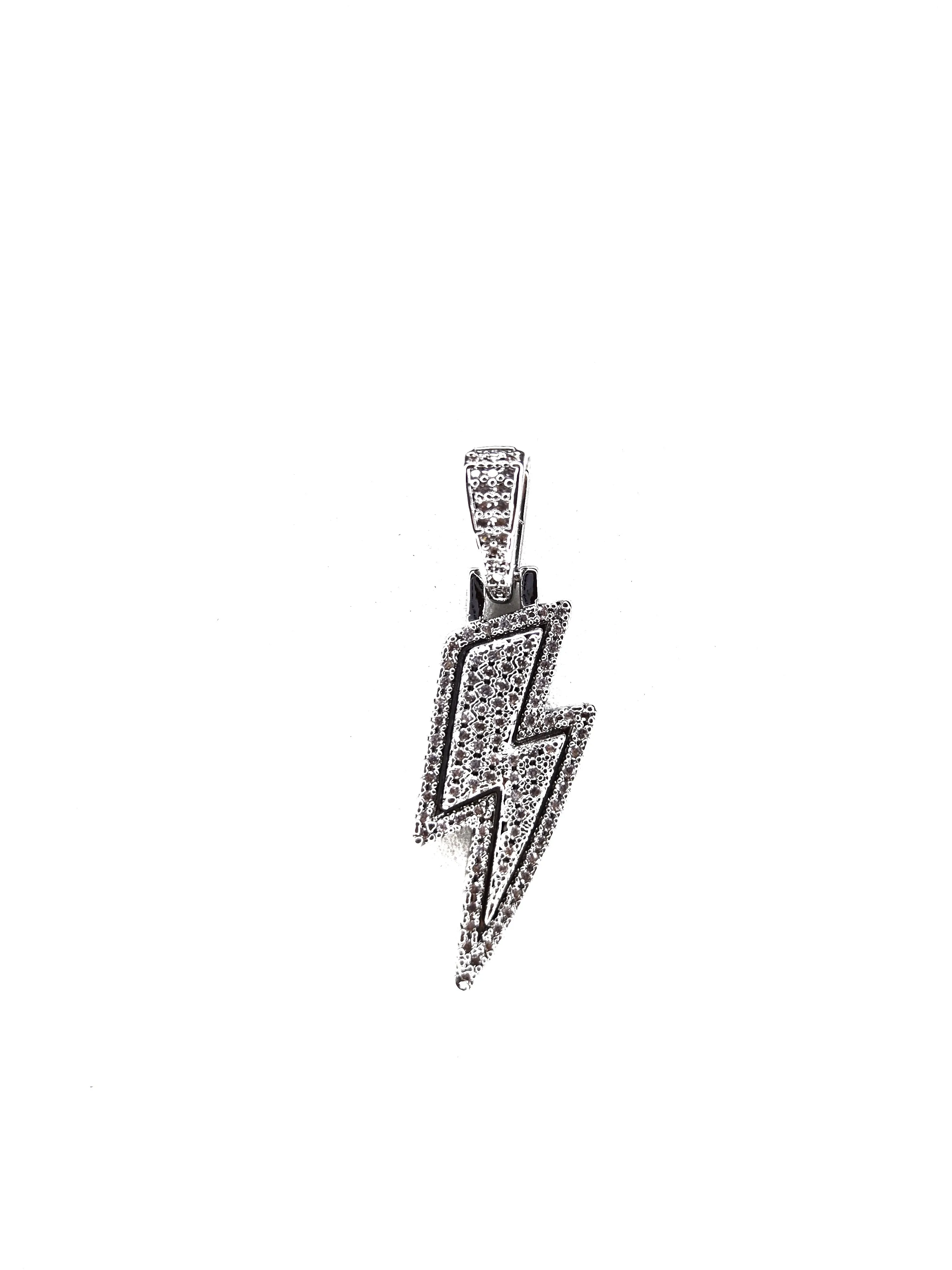 Freezing Flash Iced Out Pendant 14k white gold