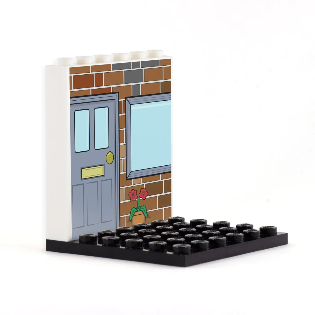 Front Door Back Panel - Custom Design Display Panel and Stand