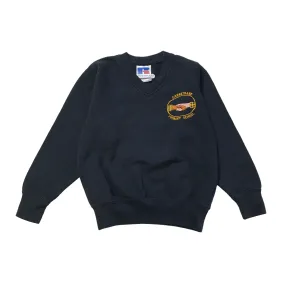 *Garnetbank Primary Navy V-neck Sweatshirt