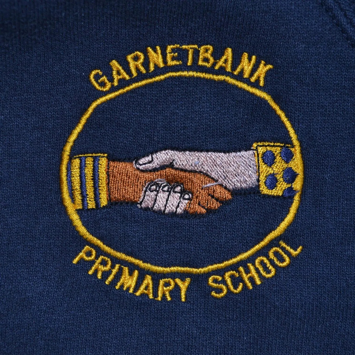 *Garnetbank Primary Navy V-neck Sweatshirt